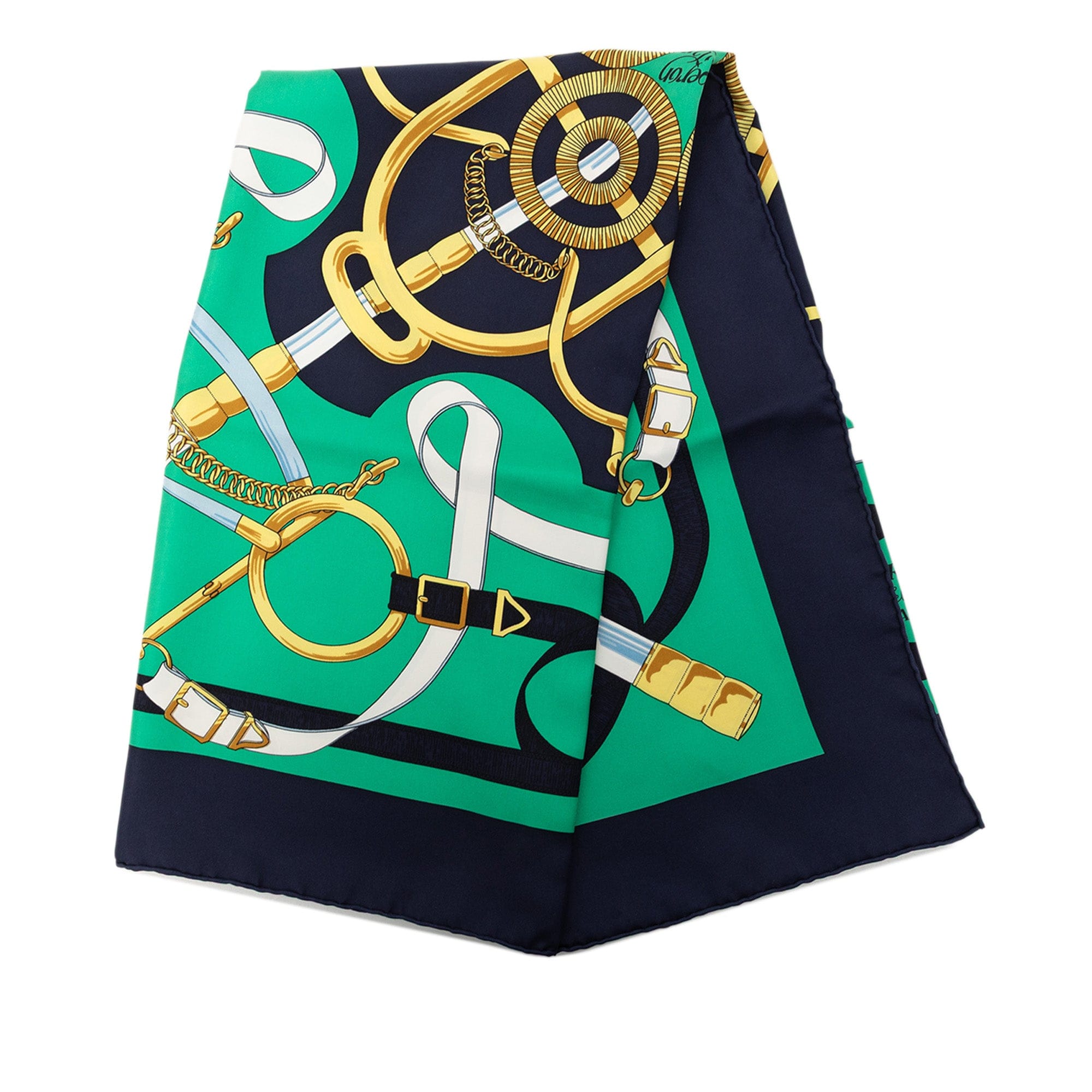 Hermès Eperon d Or Silk Scarf 90