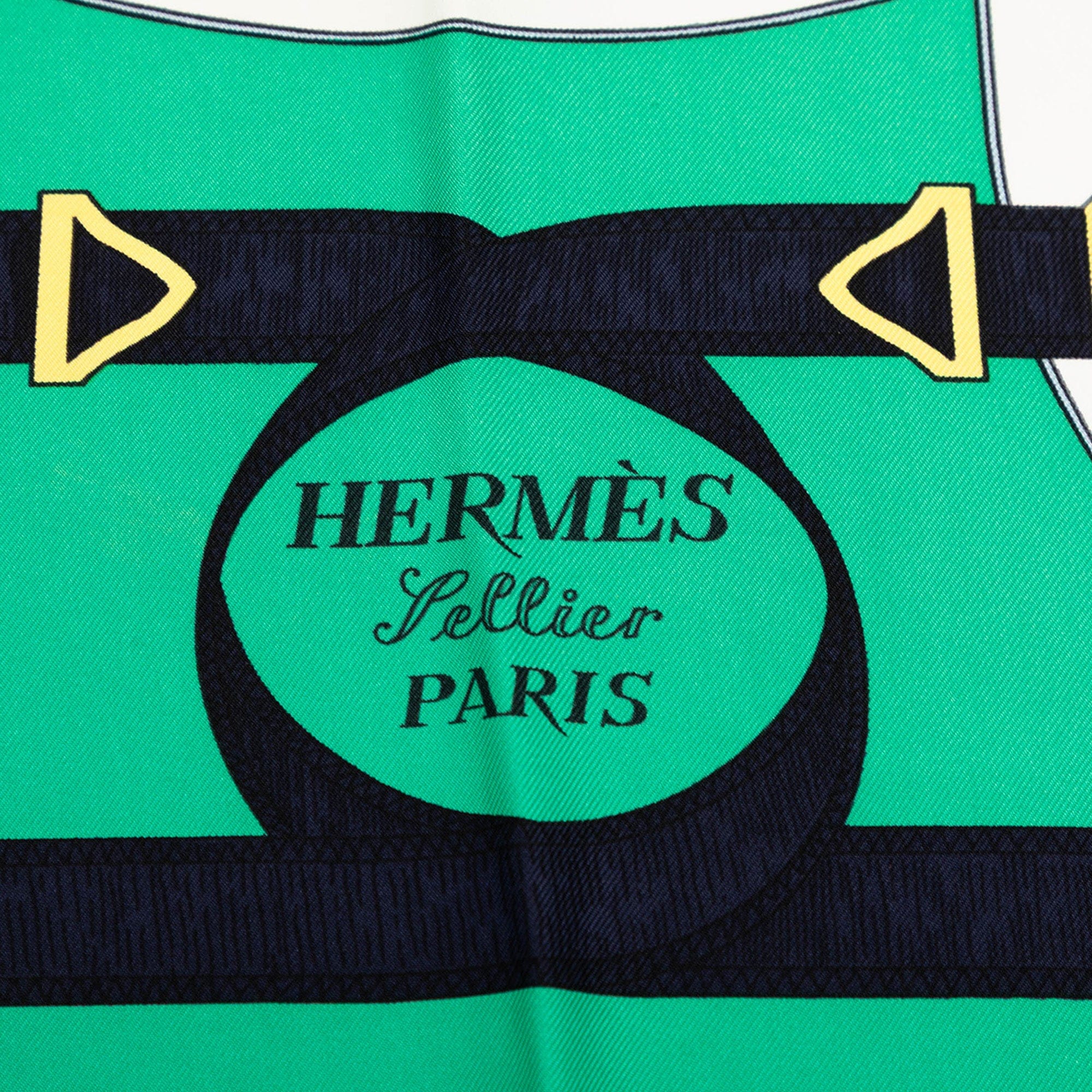 Hermès Eperon d Or Silk Scarf 90