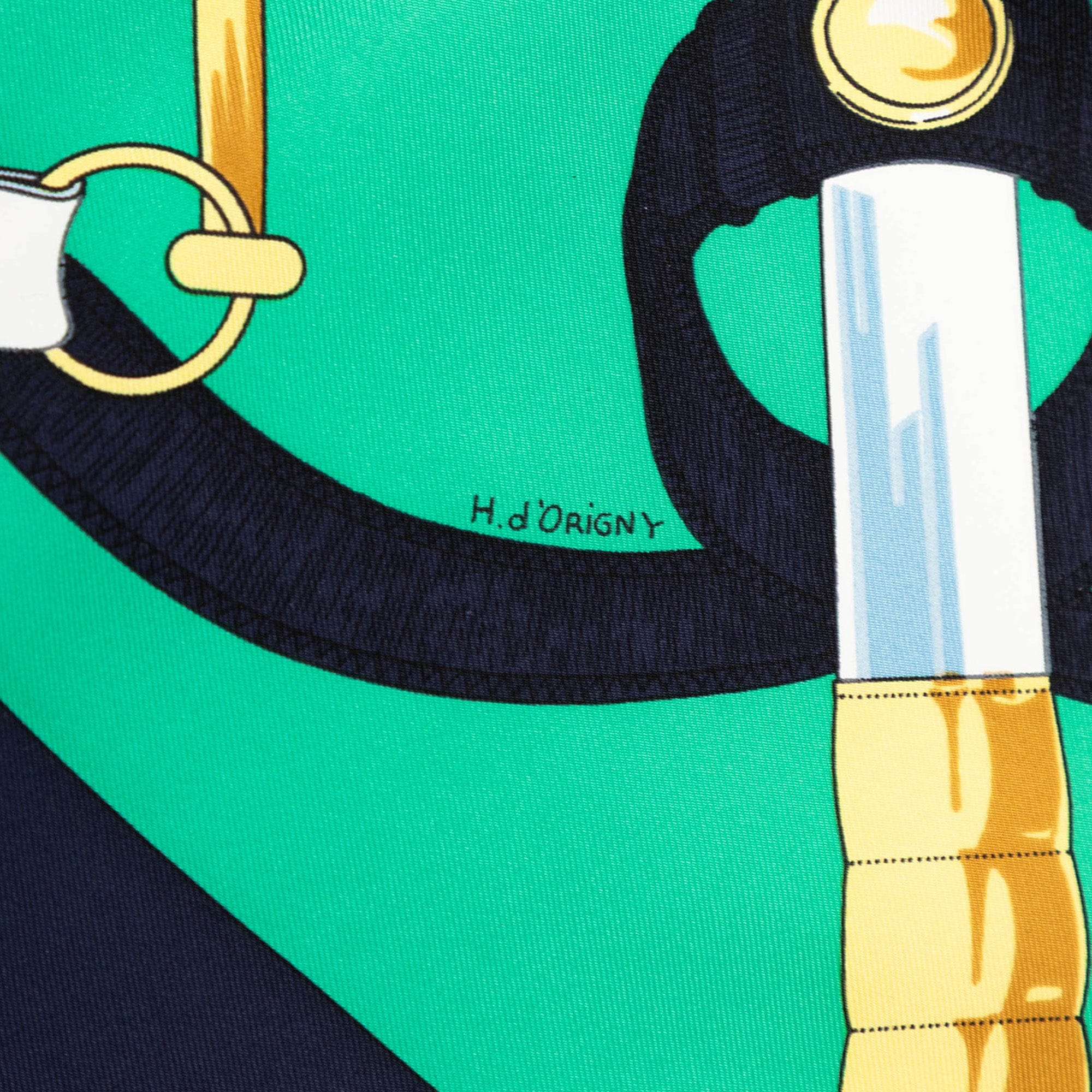 Hermès Eperon d Or Silk Scarf 90