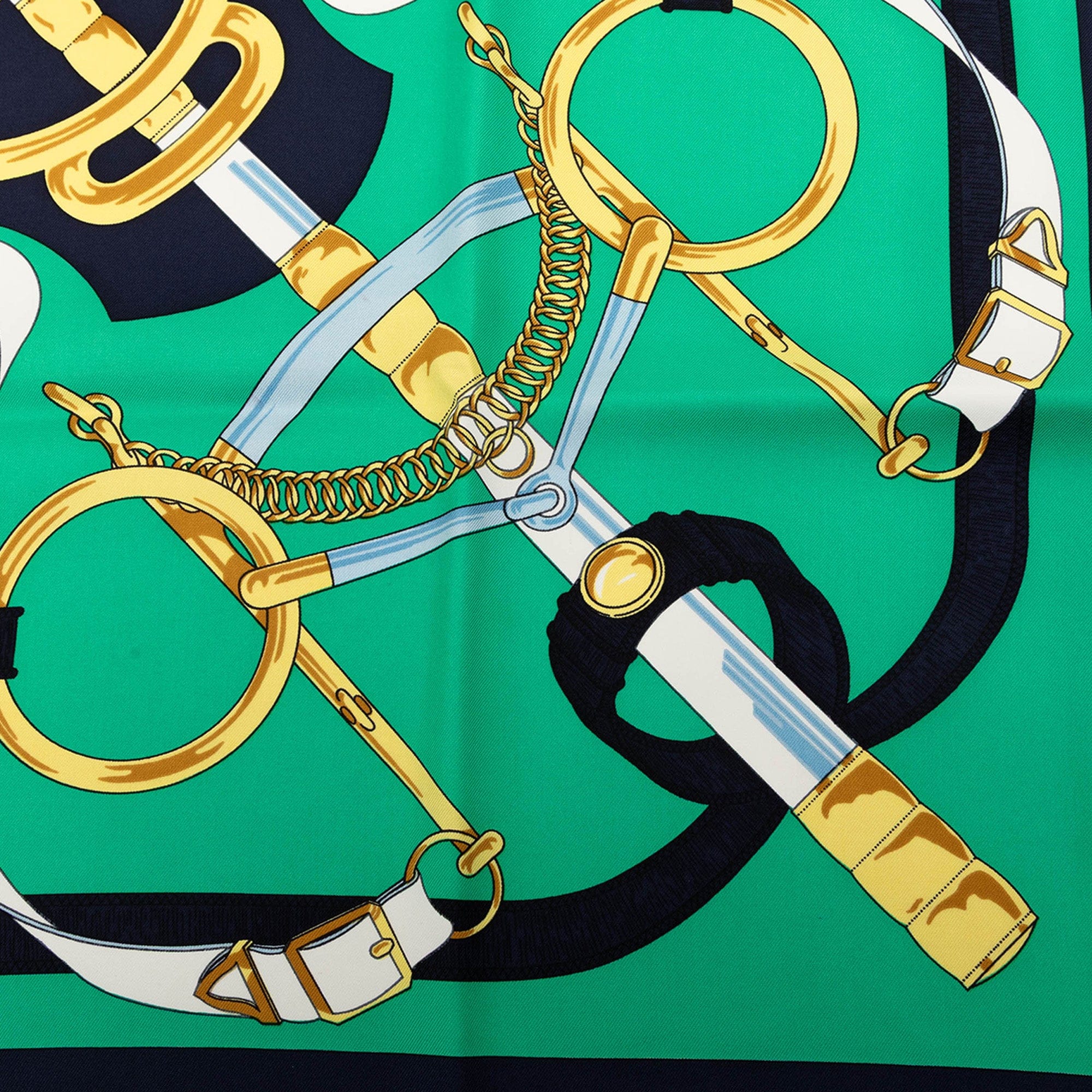 Hermès Eperon d Or Silk Scarf 90
