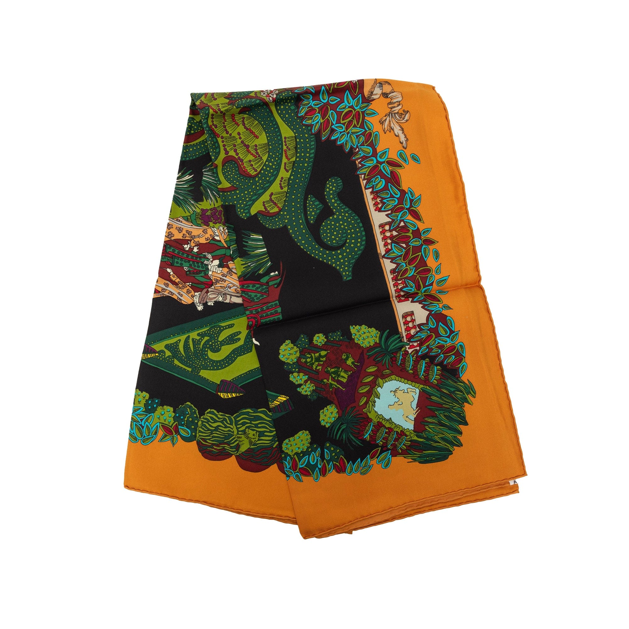 Hermès Le Paradis du Roy Silk Scarf 90