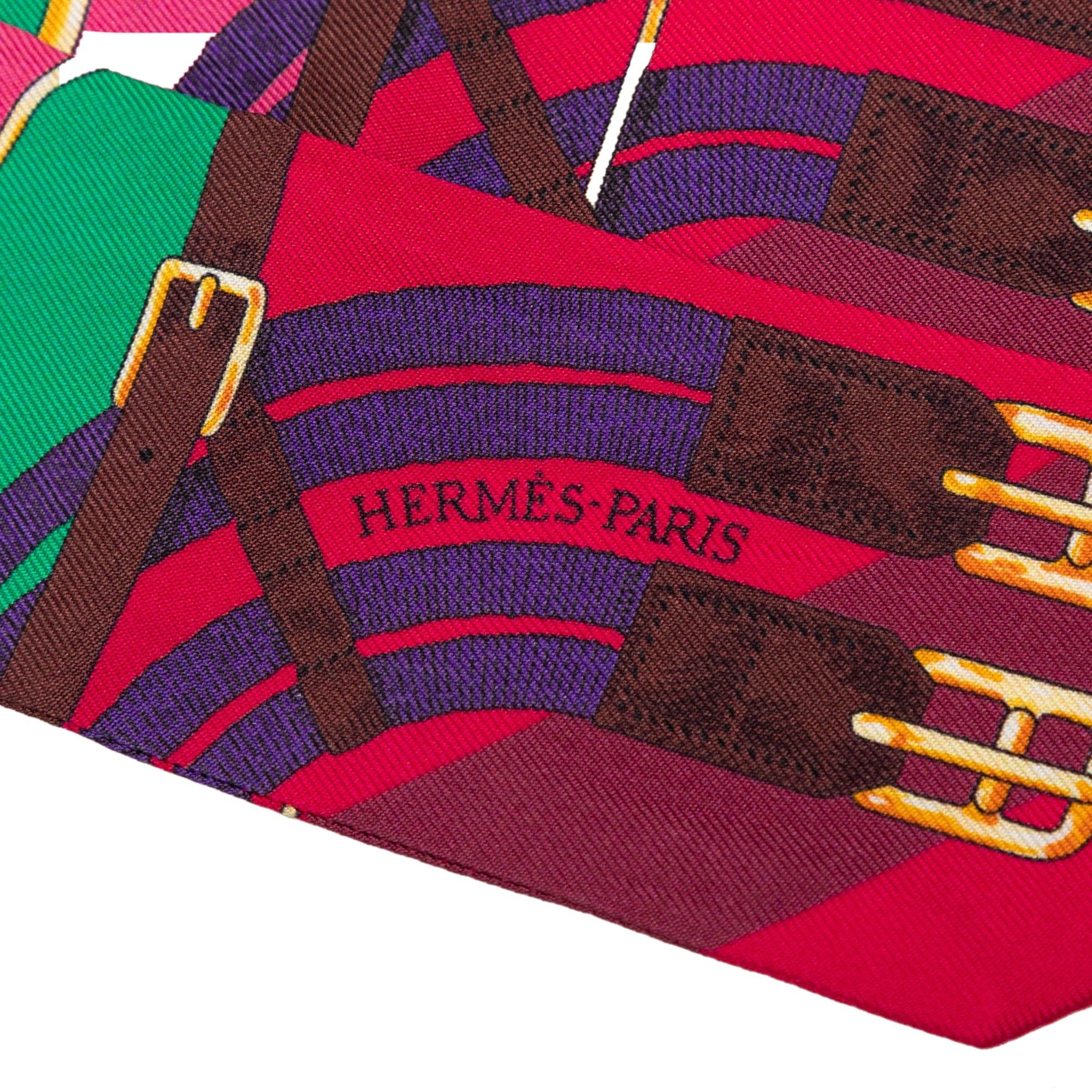 Hermès Mors a Jouets Twilly Silk Scarf