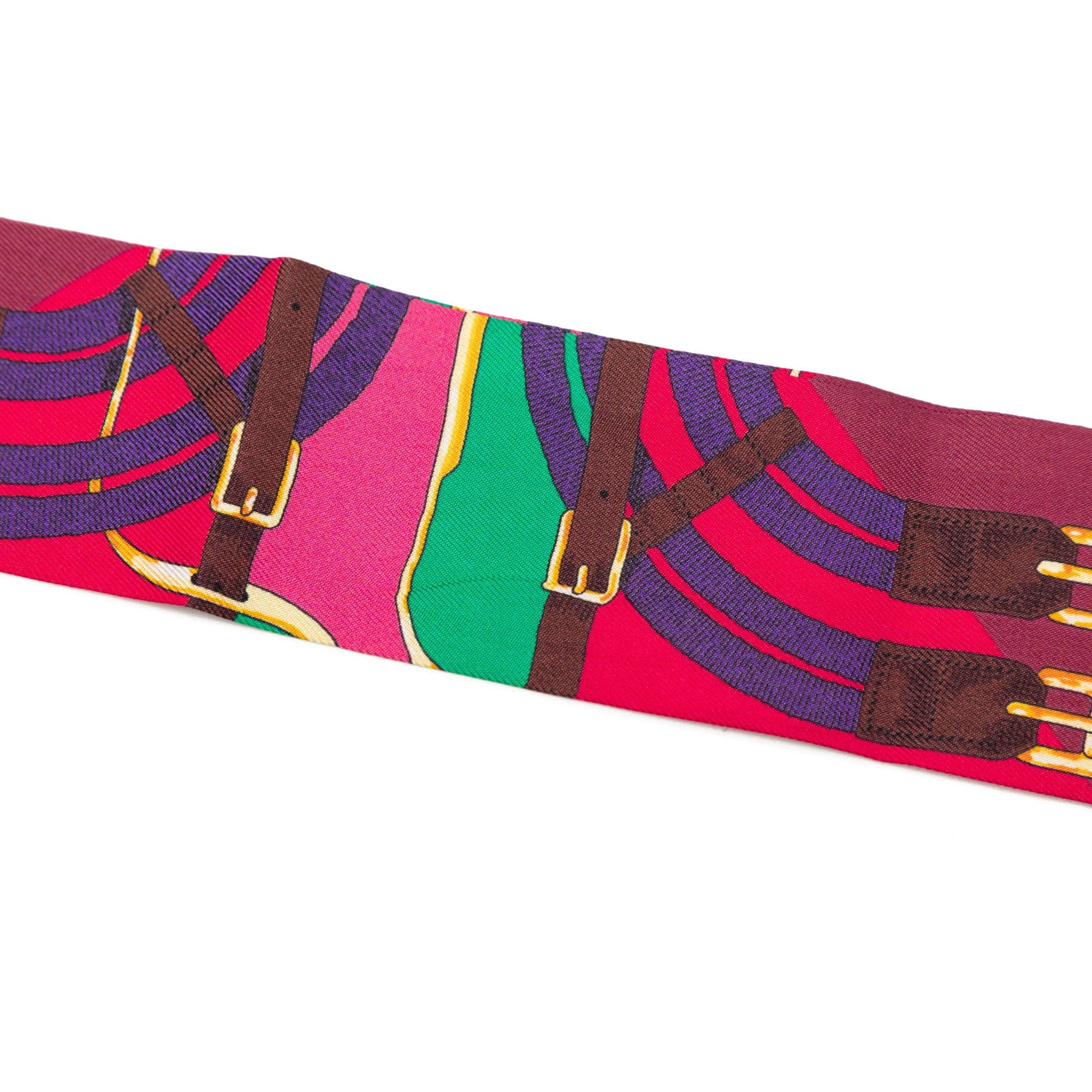 Hermès Mors a Jouets Twilly Silk Scarf