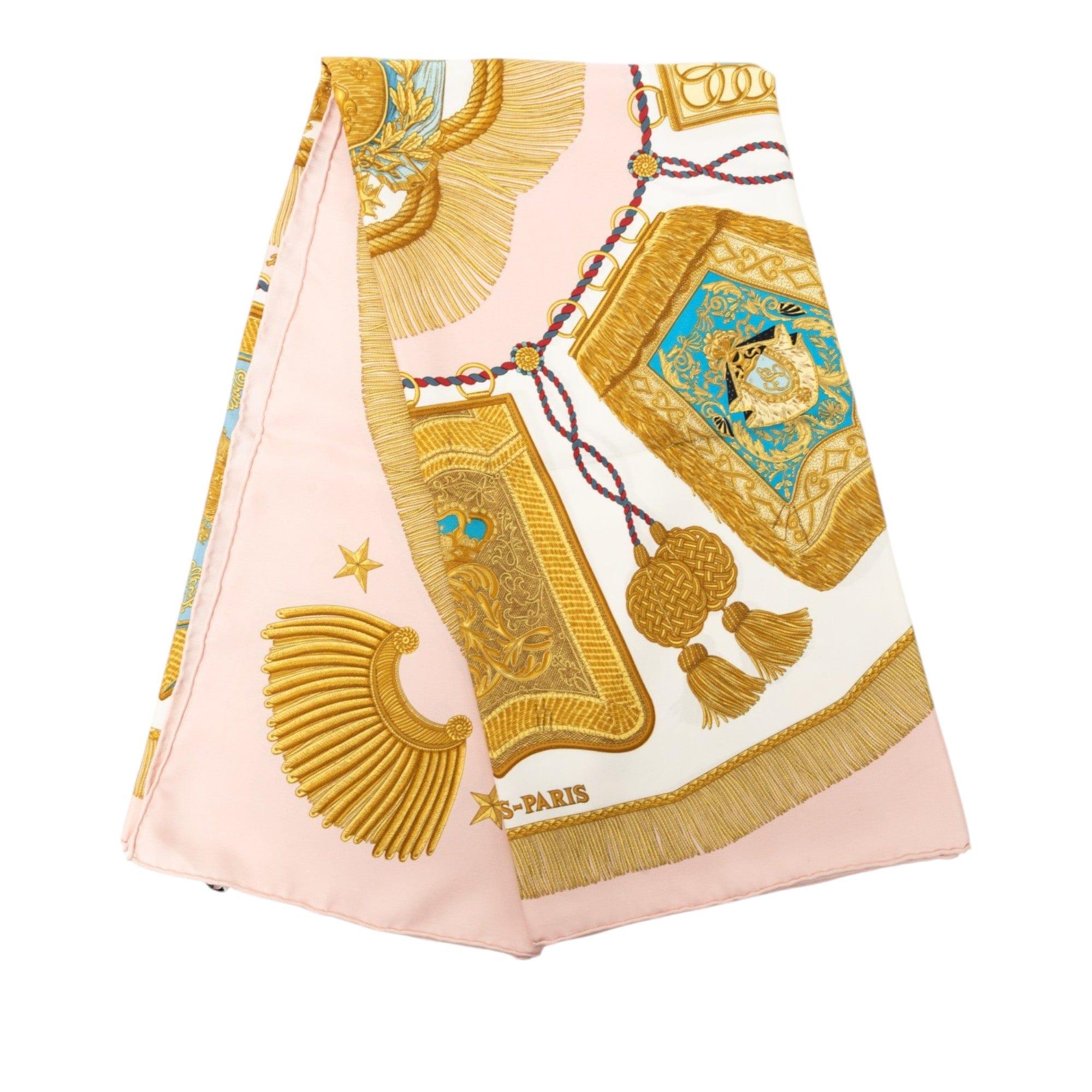 Hermès Poste et Cavalerie Silk Scarf 90