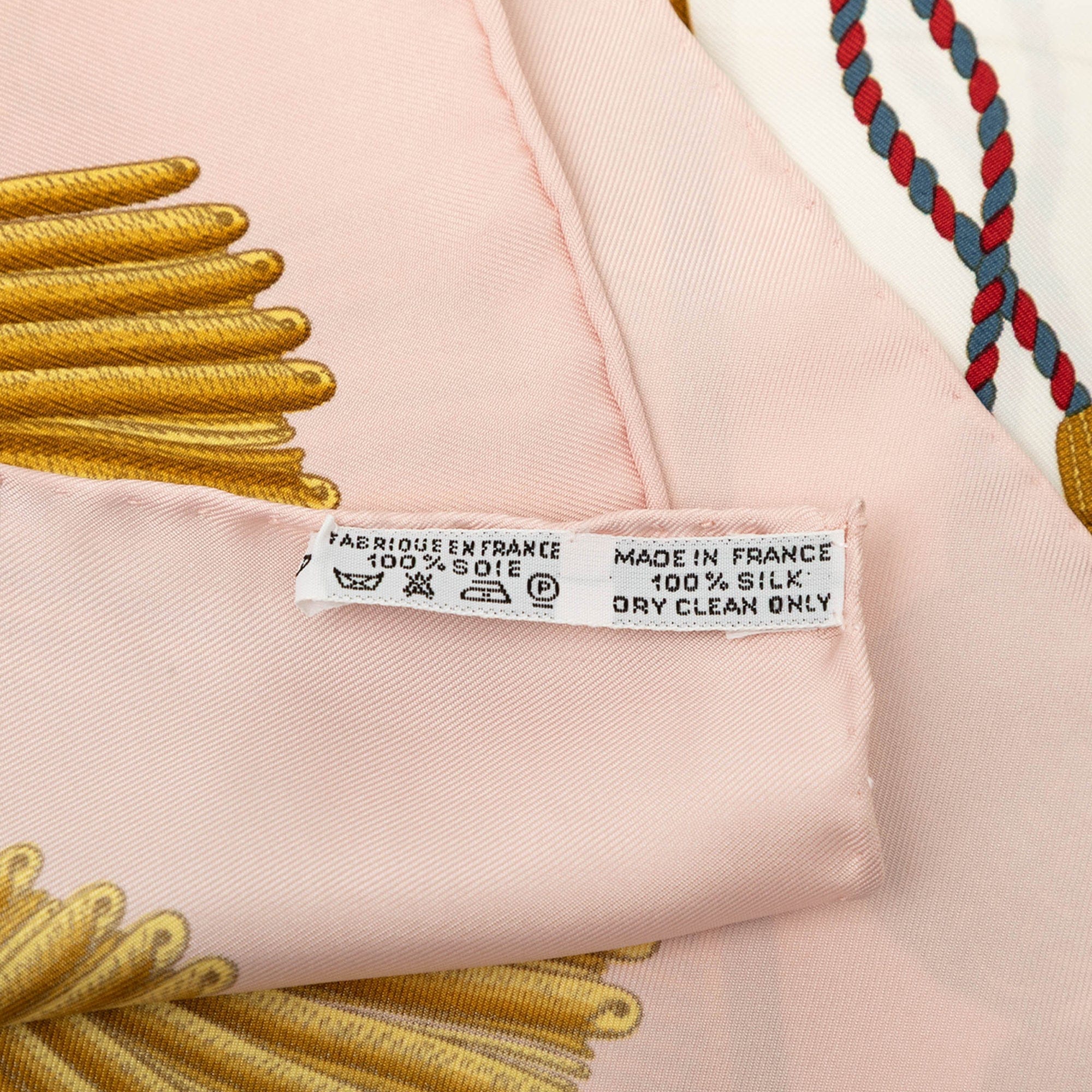 Hermès Poste et Cavalerie Silk Scarf 90