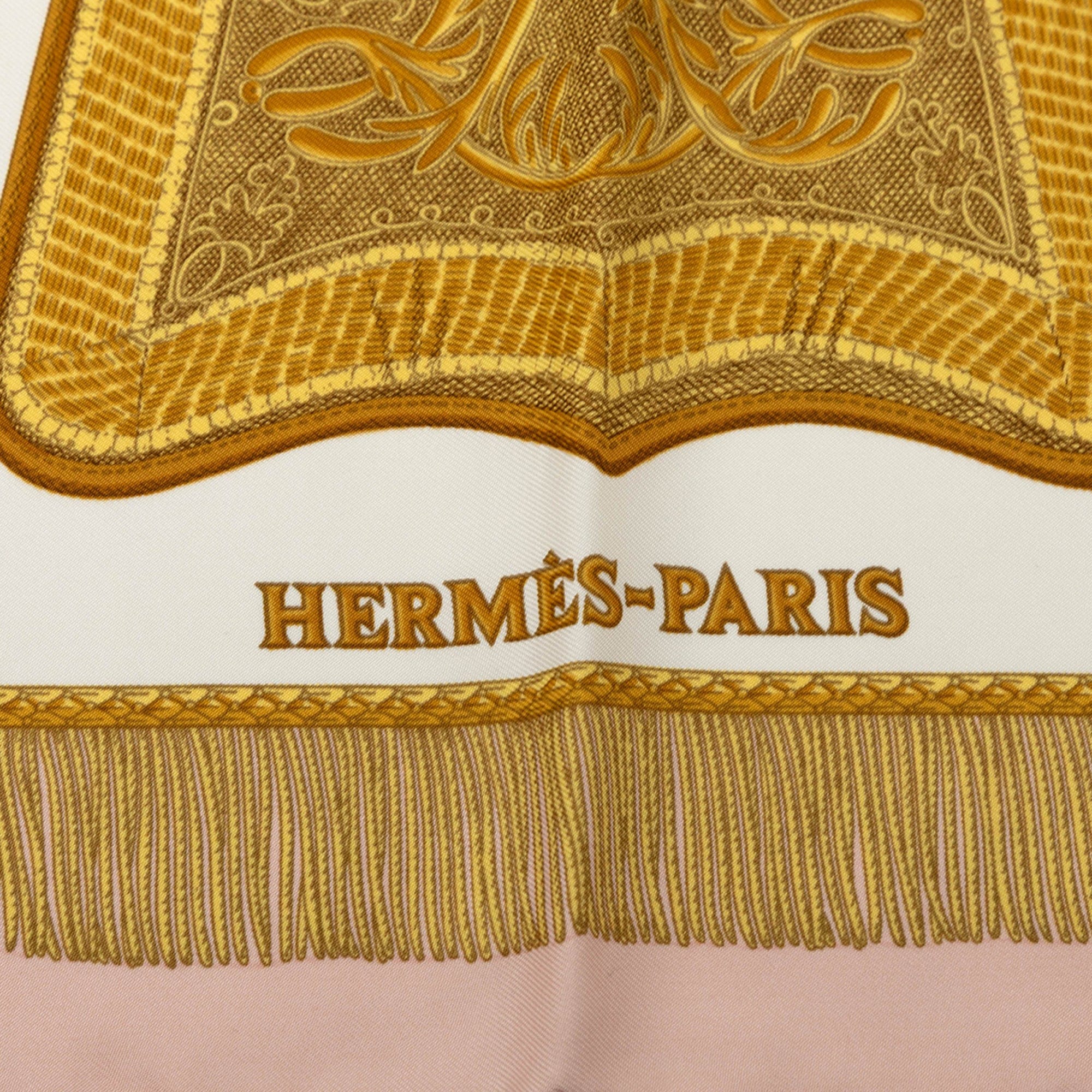 Hermès Poste et Cavalerie Silk Scarf 90
