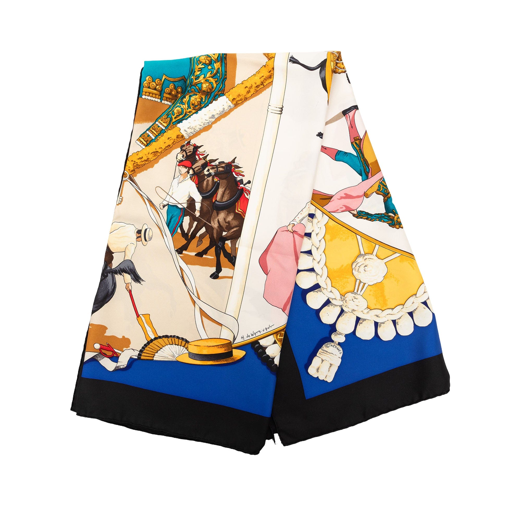 Hermès Plaza de Toros Silk Scarf 90