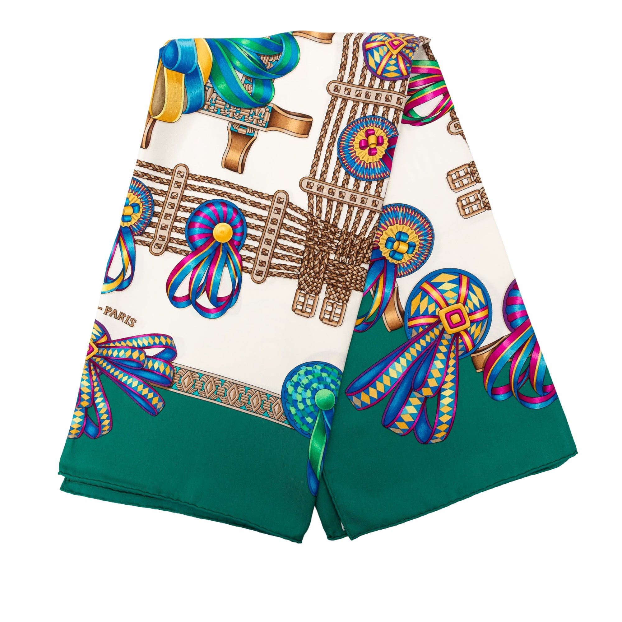 Hermès Les Rubans du Cheval Silk Scarf 90