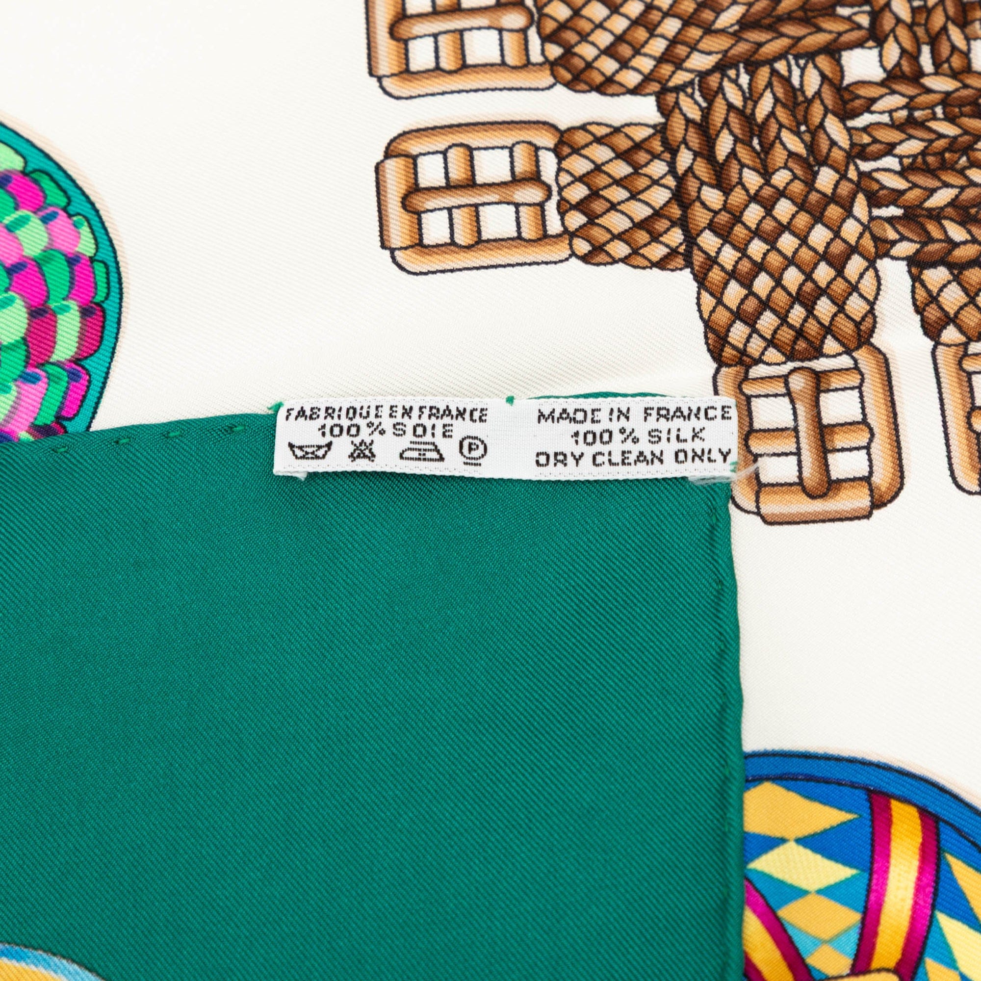 Hermès Les Rubans du Cheval Silk Scarf 90