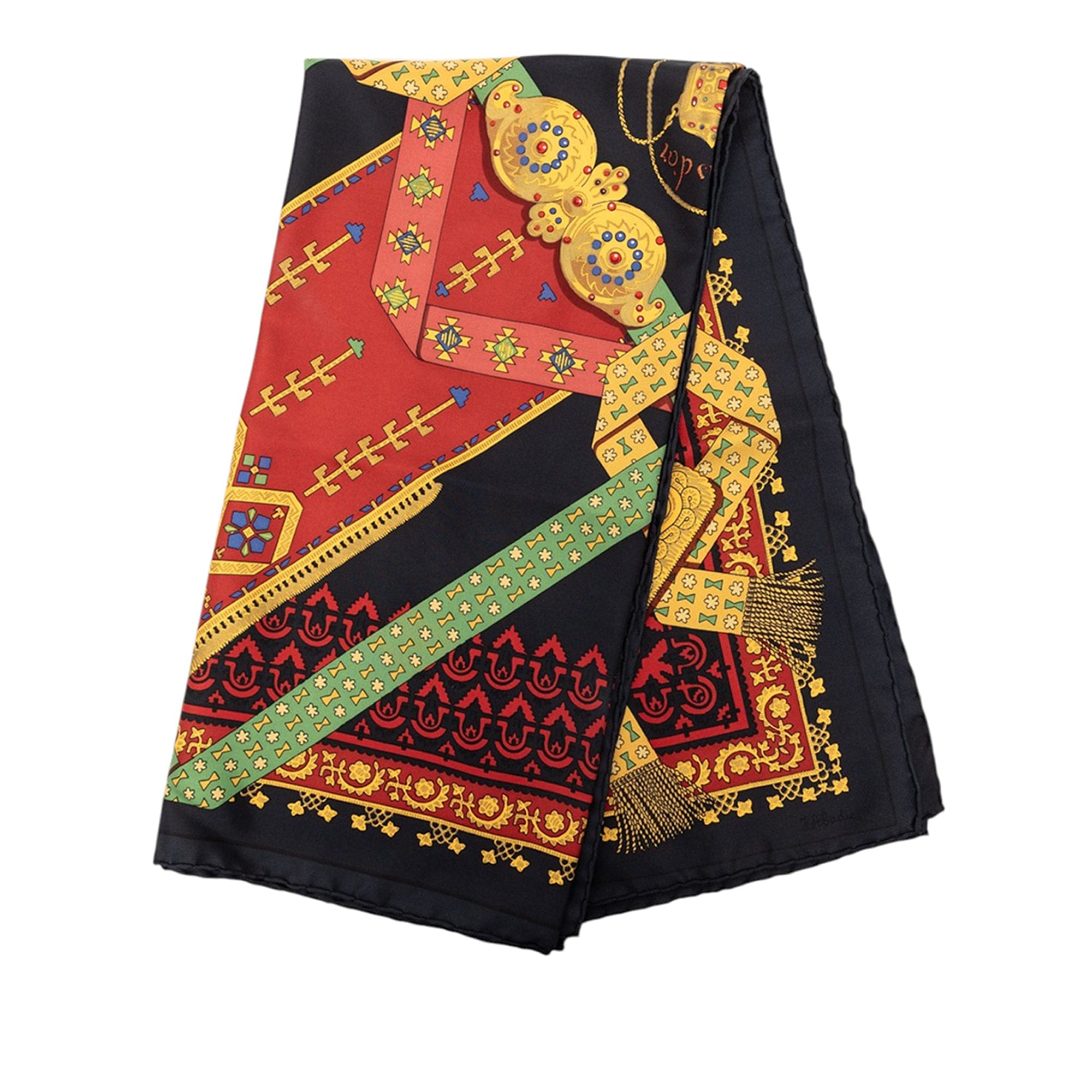 Hermès Brins d Or Silk Scarf 90
