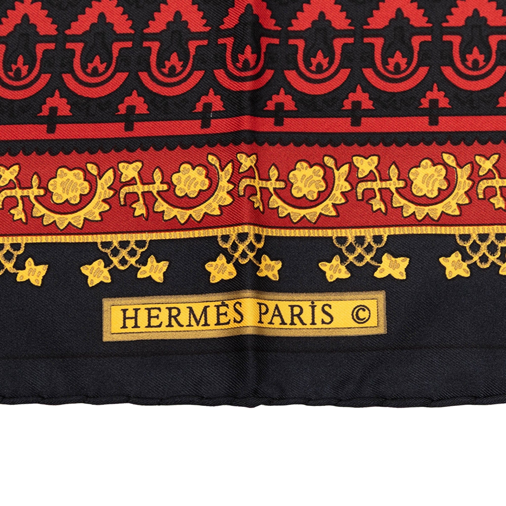 Hermès Brins d Or Silk Scarf 90
