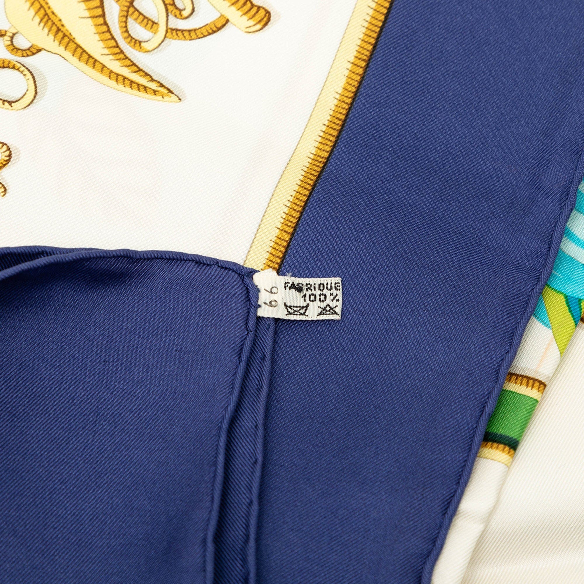 Hermès Caraibes Silk Scarf 90
