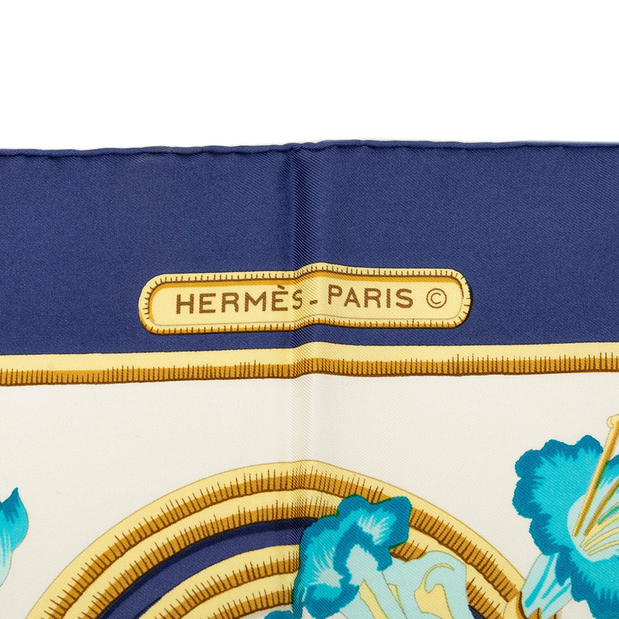 Hermès Caraibes Silk Scarf 90