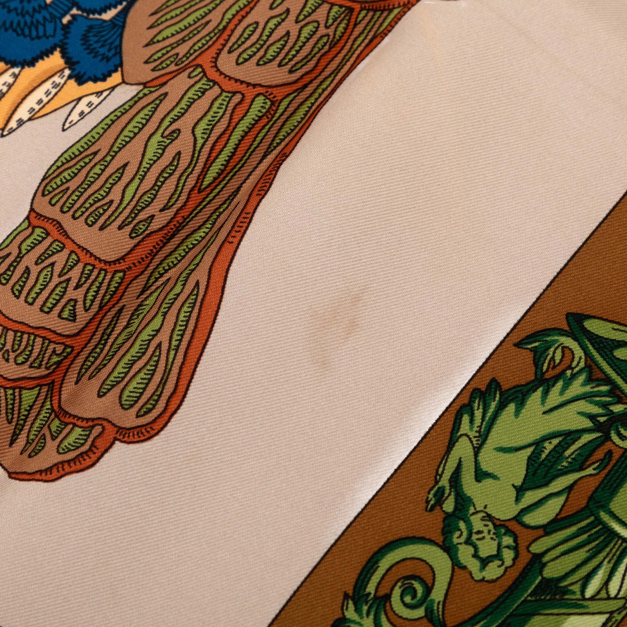 Hermès L Atlantide Silk Scarf 90