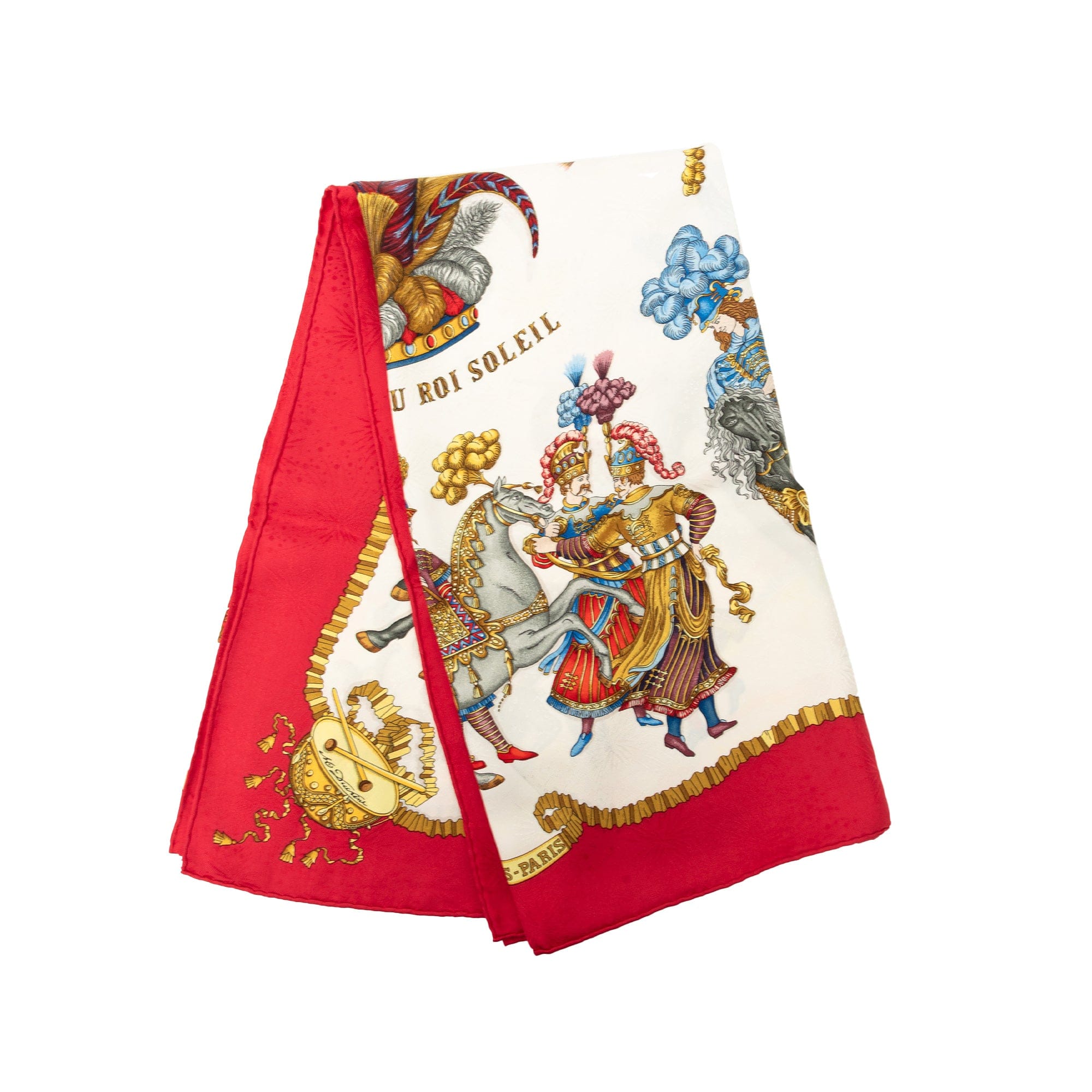 Hermès Les Fêtes du Roi Soleil Silk Scarf 90