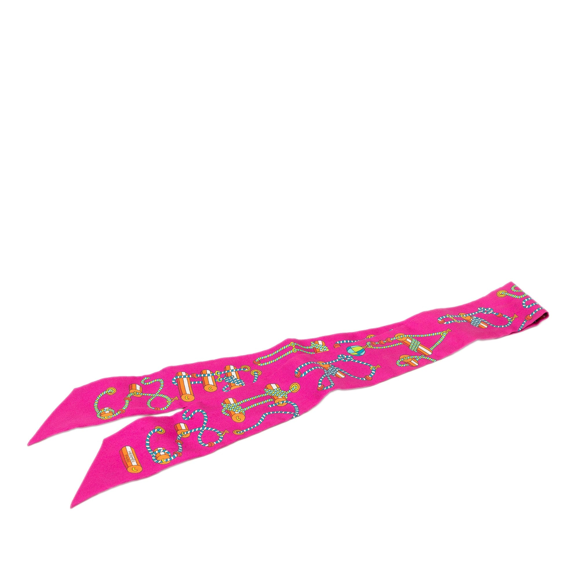 Hermès Cordages Silk Twilly Scarf