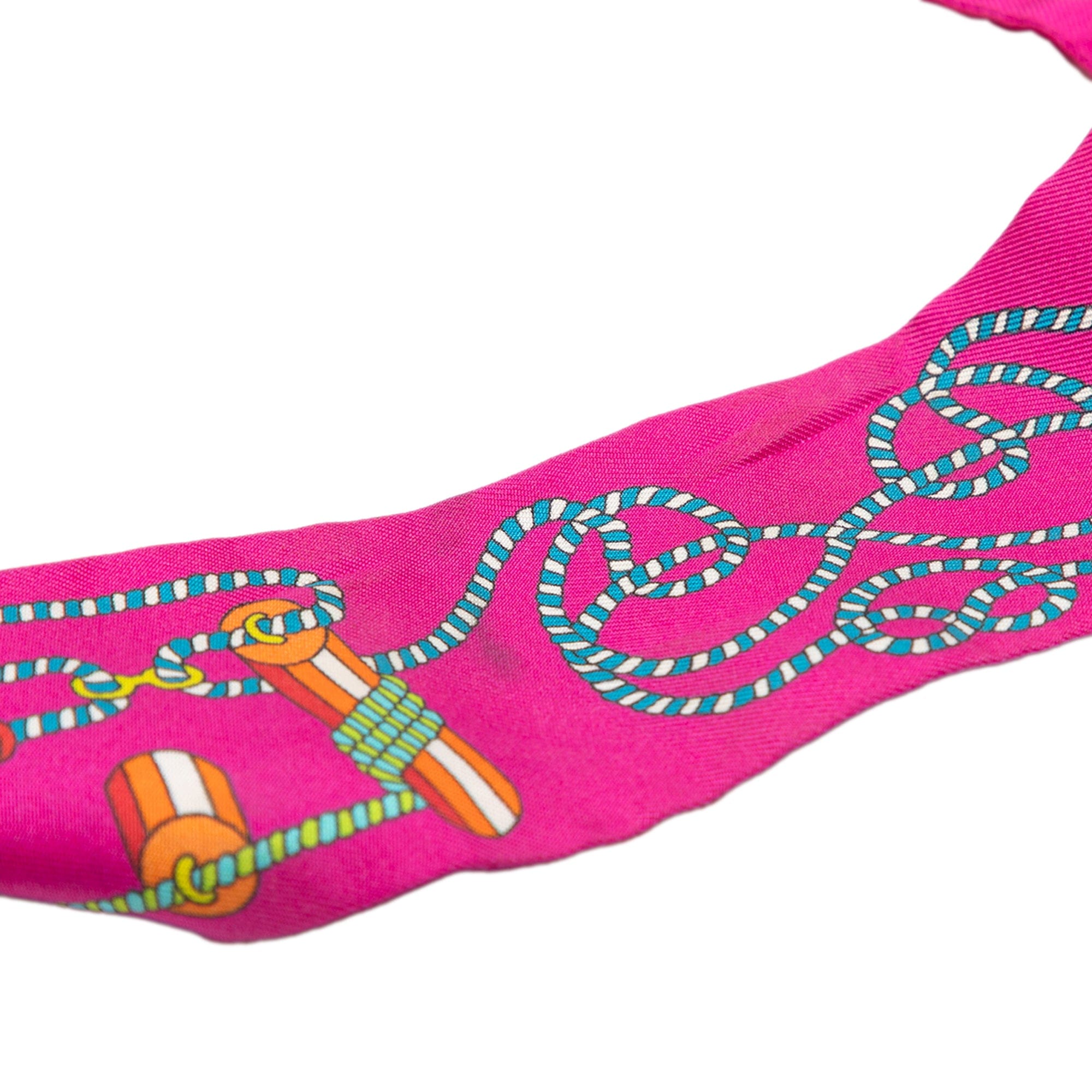 Hermès Cordages Silk Twilly Scarf