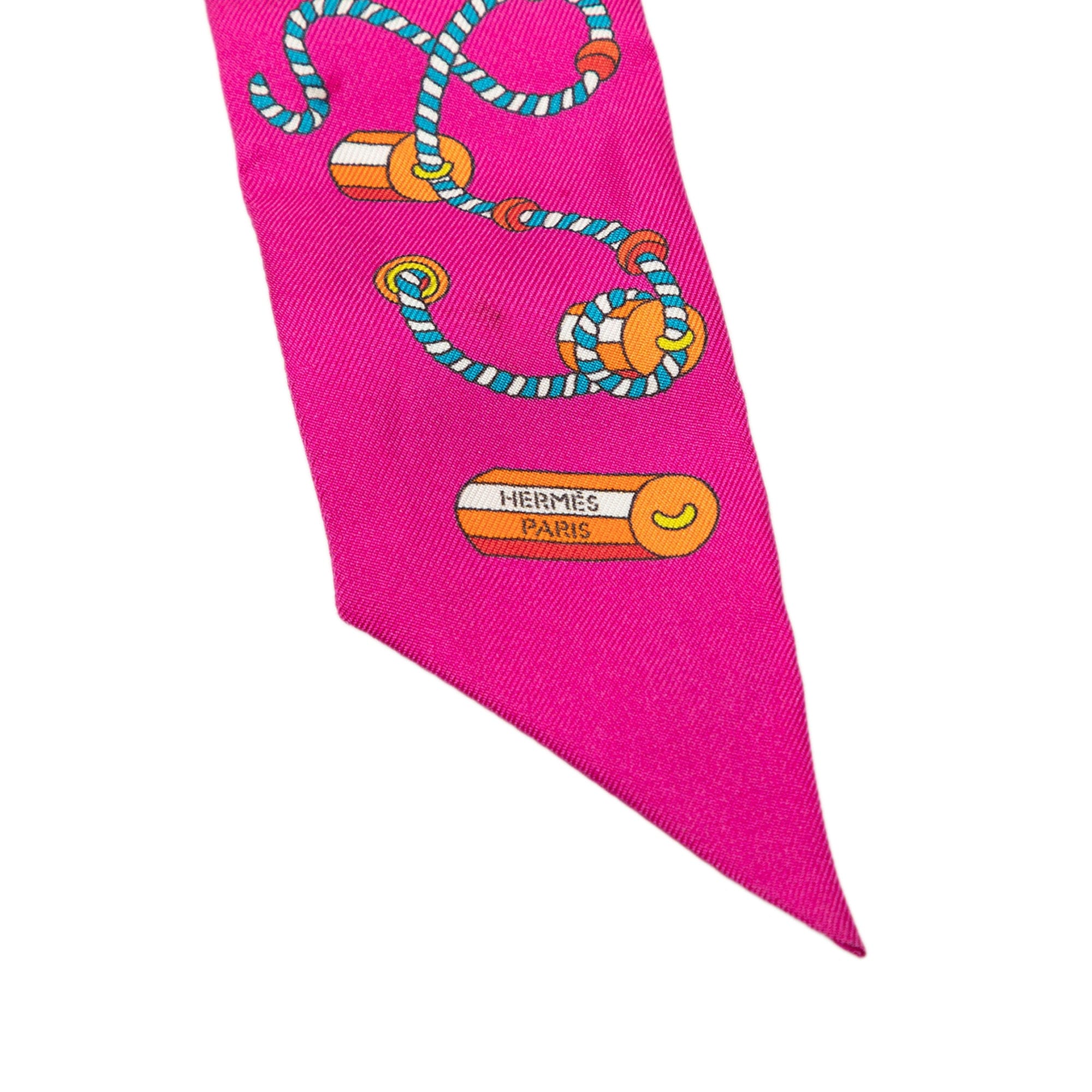 Hermès Cordages Silk Twilly Scarf
