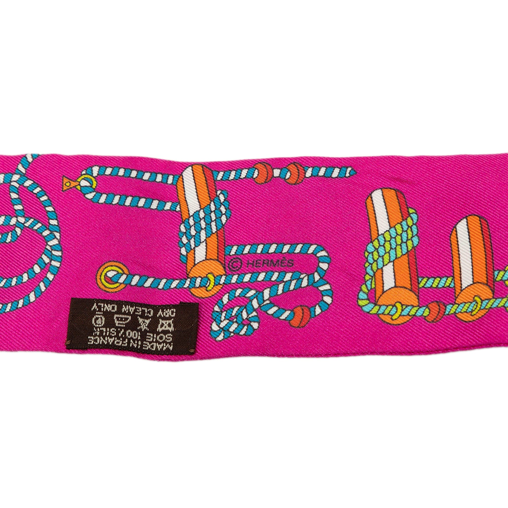 Hermès Cordages Silk Twilly Scarf