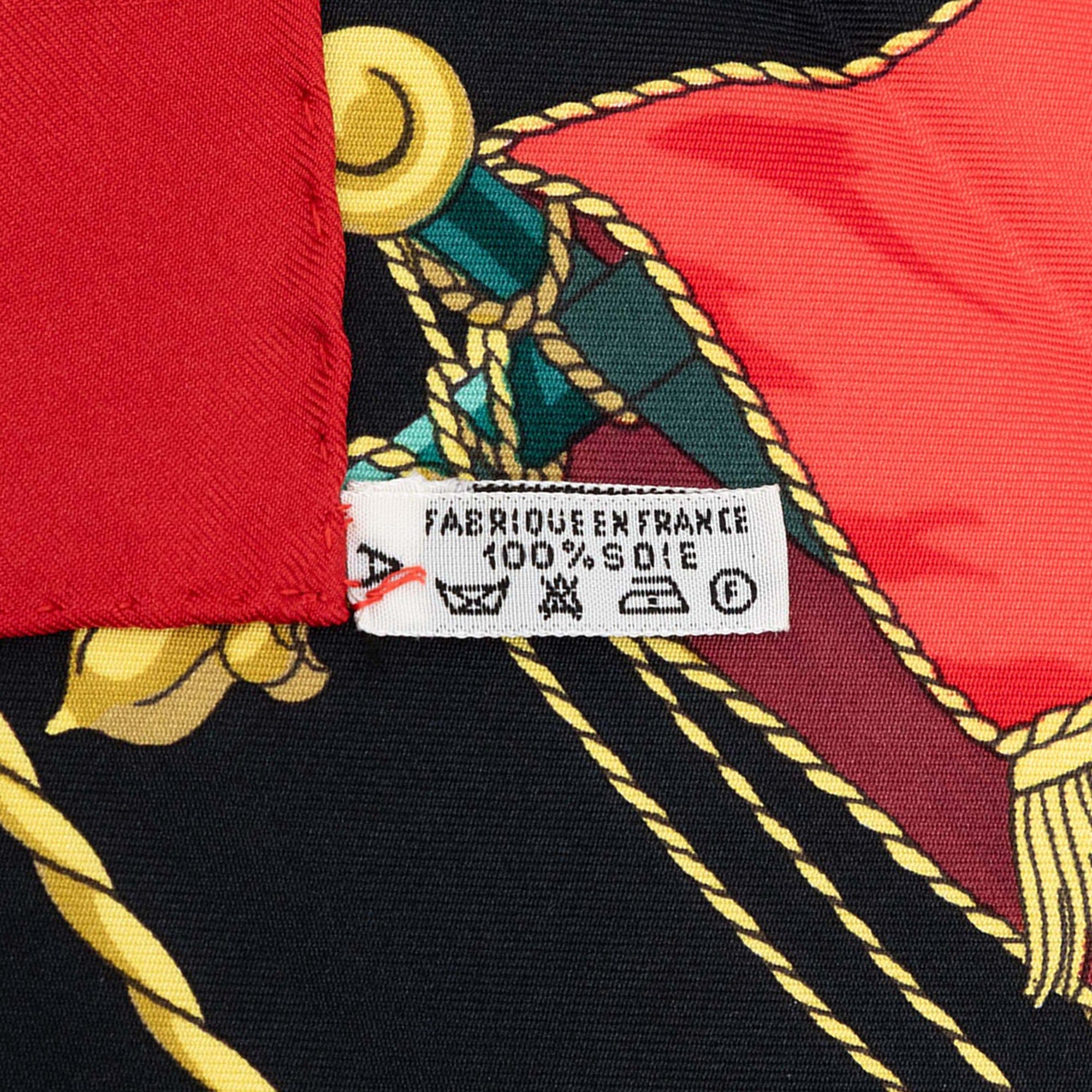 Hermès Vue Du Carrosse De La Galere La Reale Silk Scarf 90