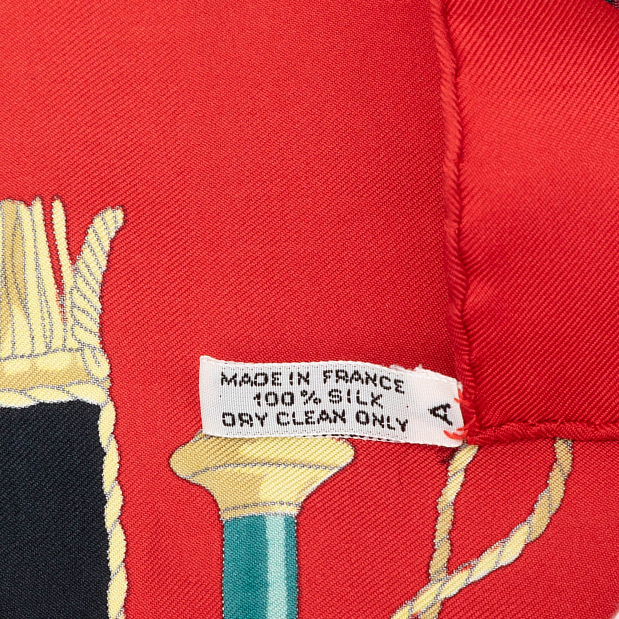 Hermès Vue Du Carrosse De La Galere La Reale Silk Scarf 90
