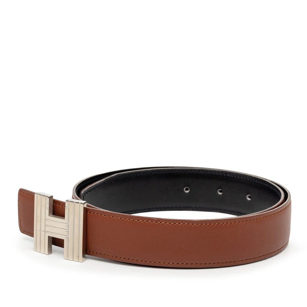 Hermès Chevre Mysore Cadena H Reversible Belt