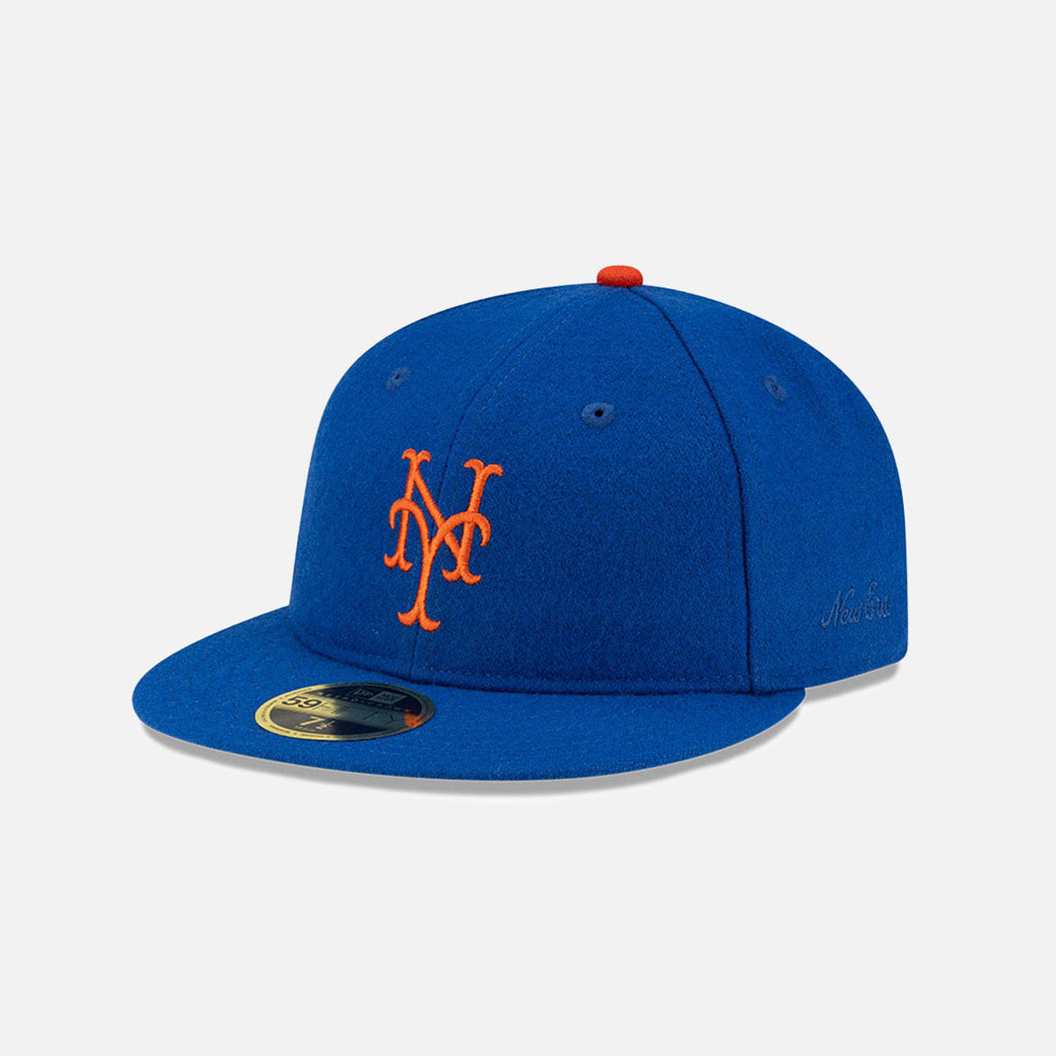 NEW ERA FOG x MLB 59FIFTY WOOL RETRO CROWN FITTED CAP - METS