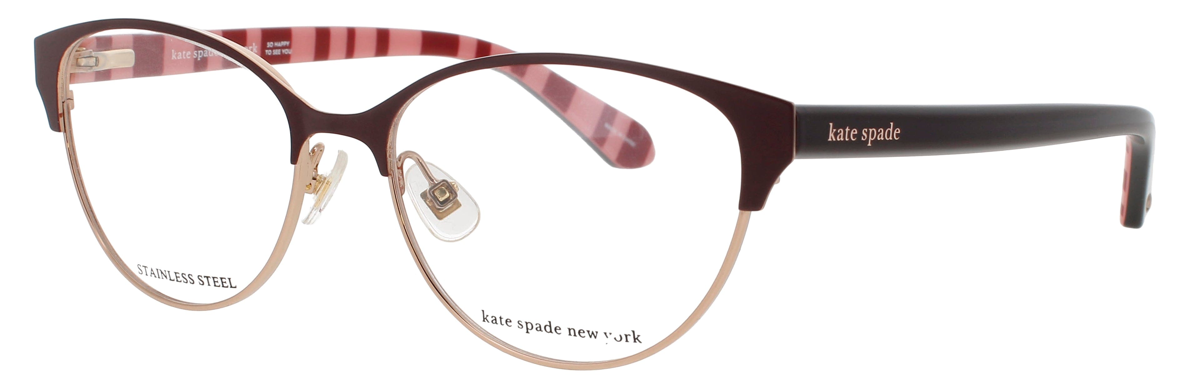 Kate Spade Optical Glasses Burgundy