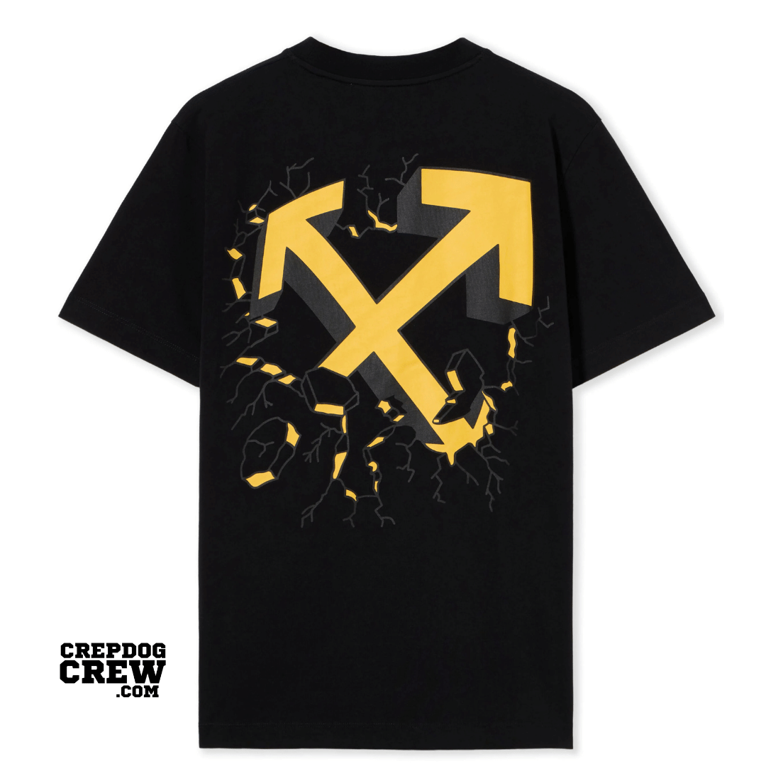 OFF WHITE CARTOON ARROW SLIM T-Shirt BLACK