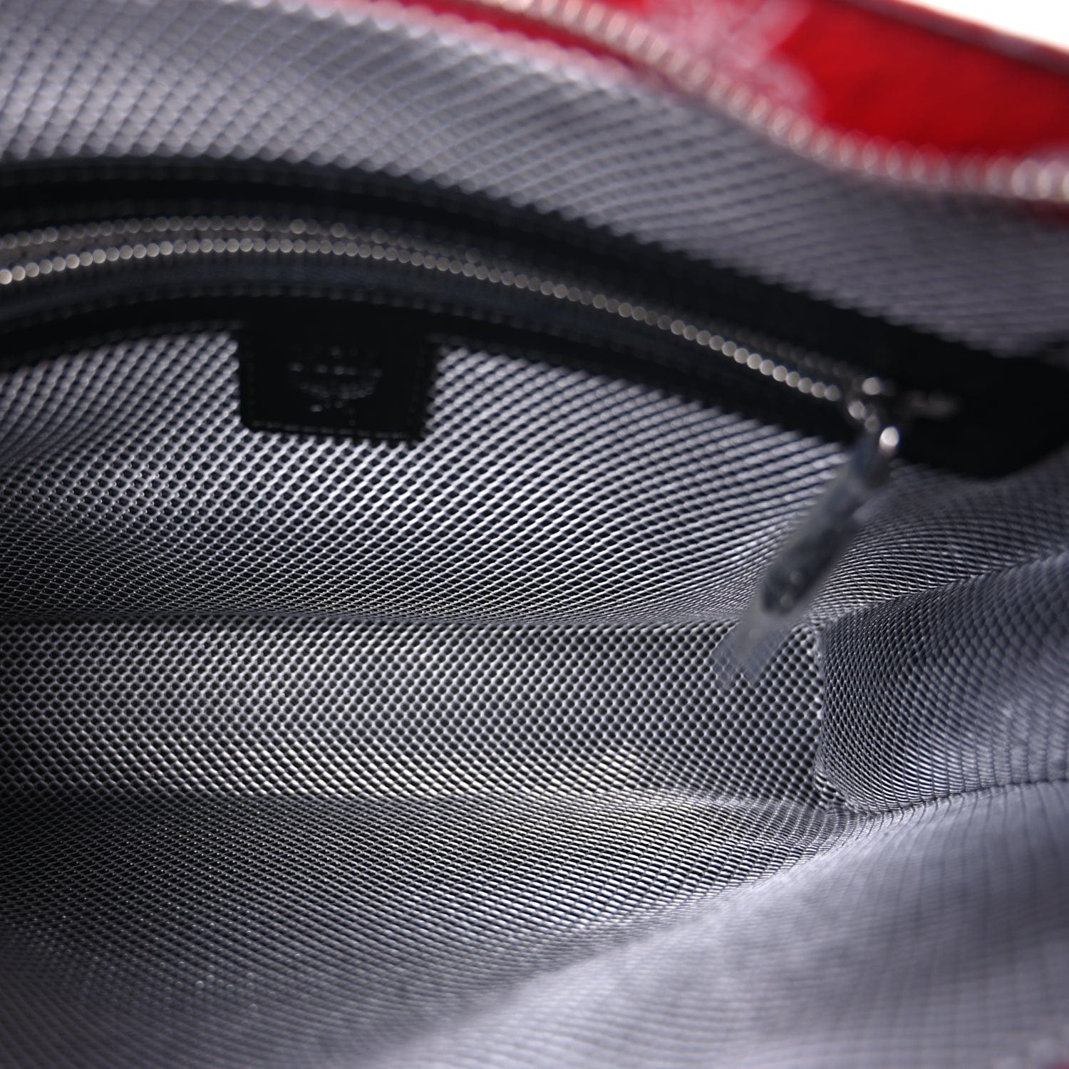 MCM Visetos Medium Zip Pouch Red