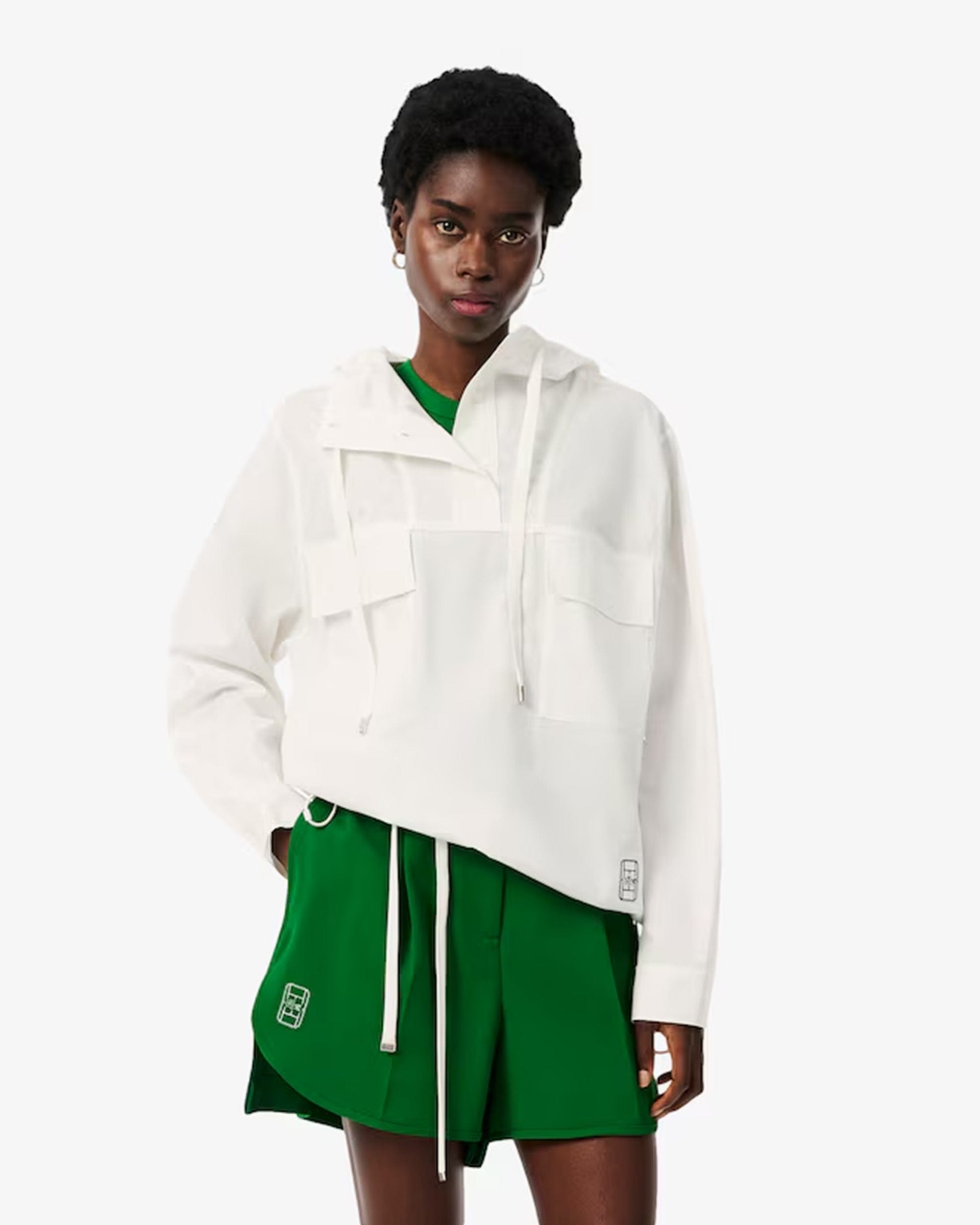 Lacoste Chaqueta ligera Oversize Lacoste Runway para mujer