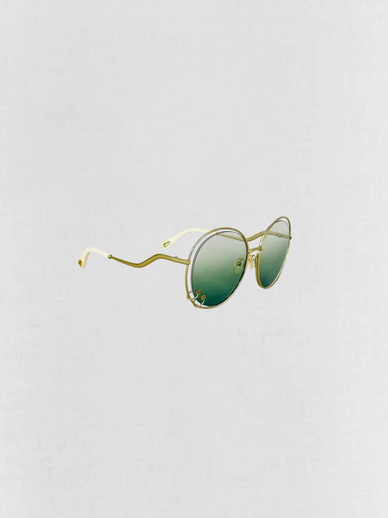 Chloe Gold Tone Sunglasses
