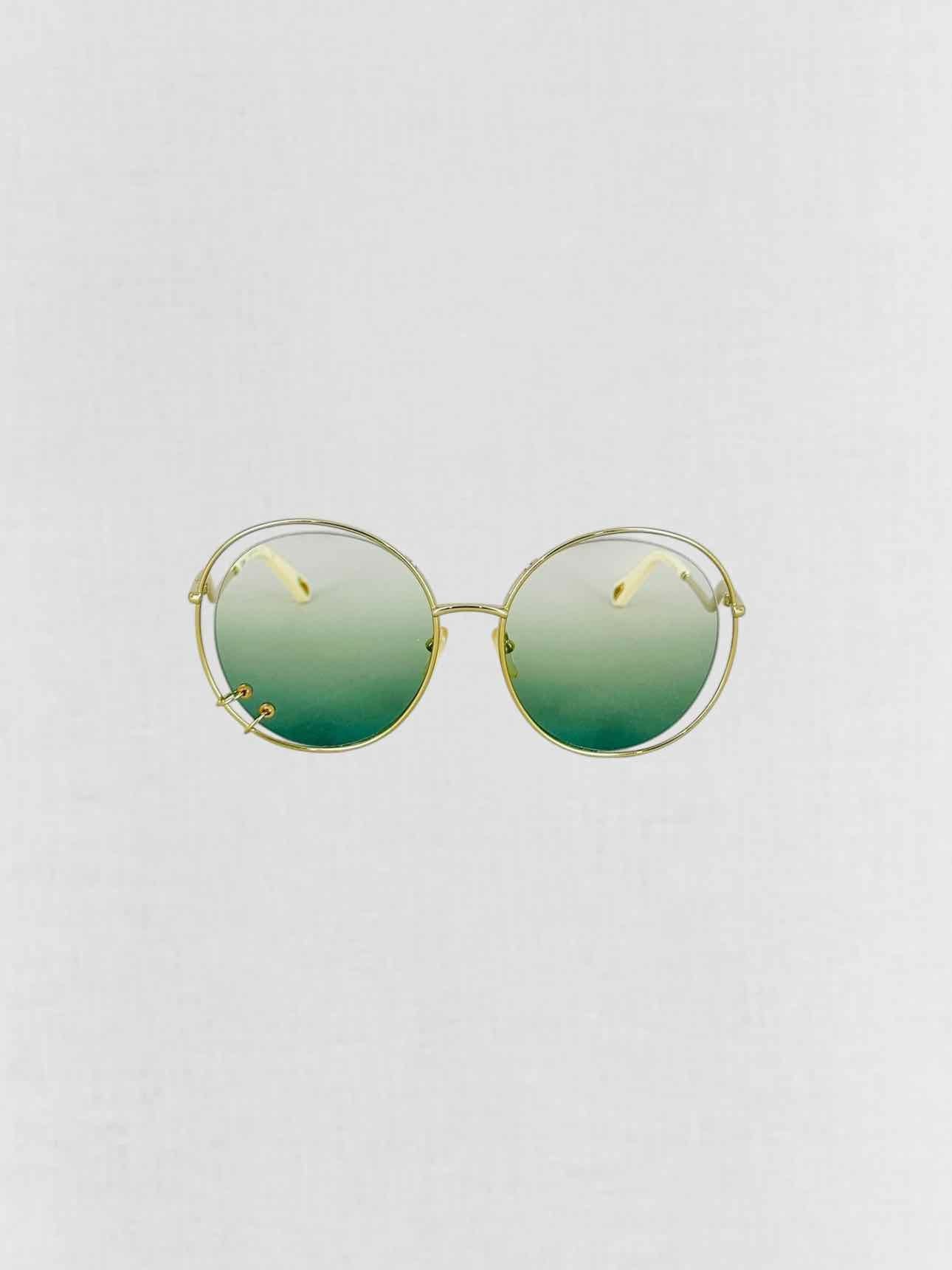 Chloe Gold Tone Sunglasses