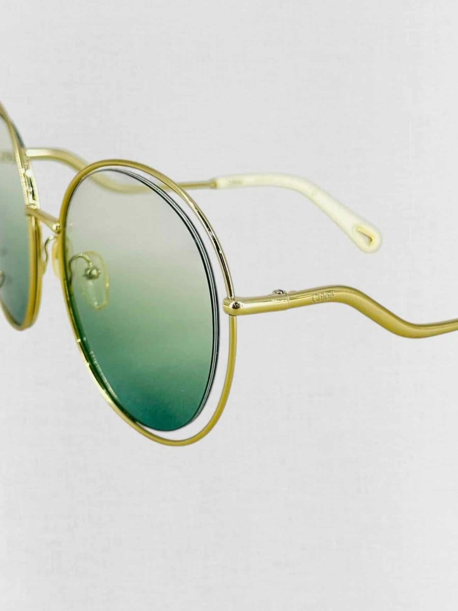 Chloe Gold Tone Sunglasses