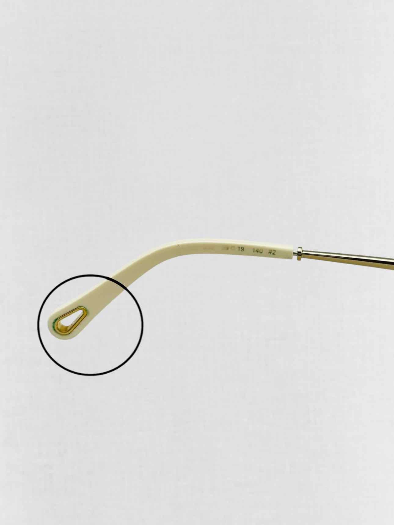 Chloe Gold Tone Sunglasses