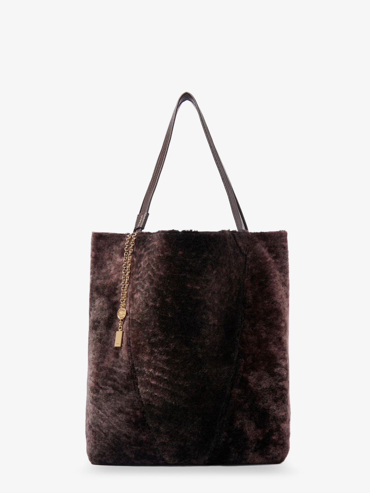Chloe Spin shearling shoulder bag