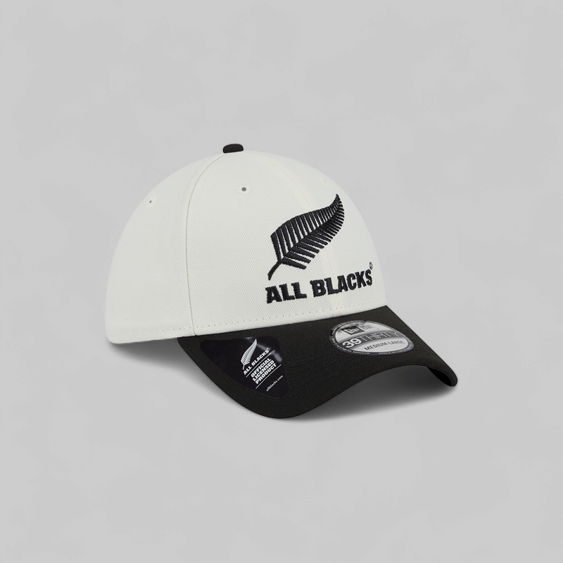 New Era All Blacks Classic Collection 39Thirty Chrome White/Black