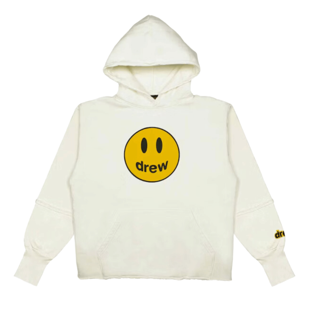 Drew House Mascot Deconstructed Hoodie Off White
