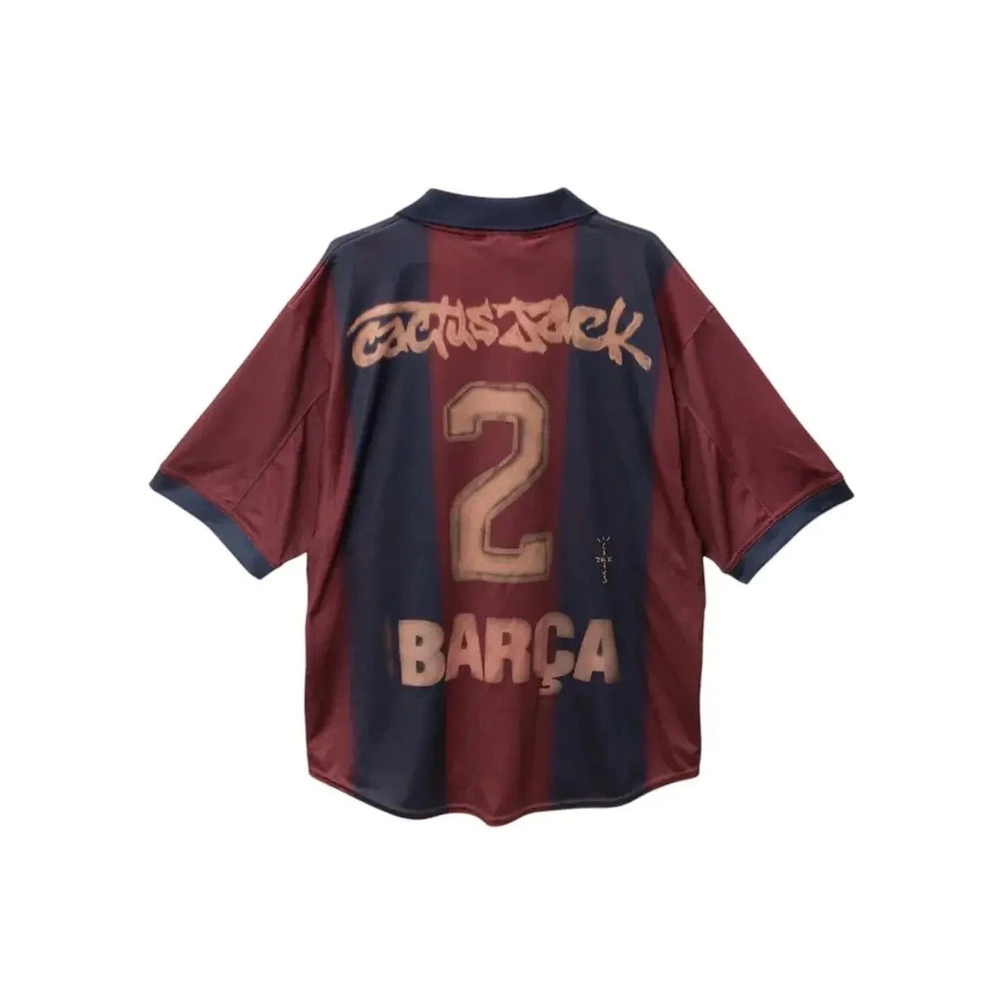 Travis Scott x Nike x FC Barcelona Retro 2000/01 Home Skeleton Jersey Multicolor (2025)