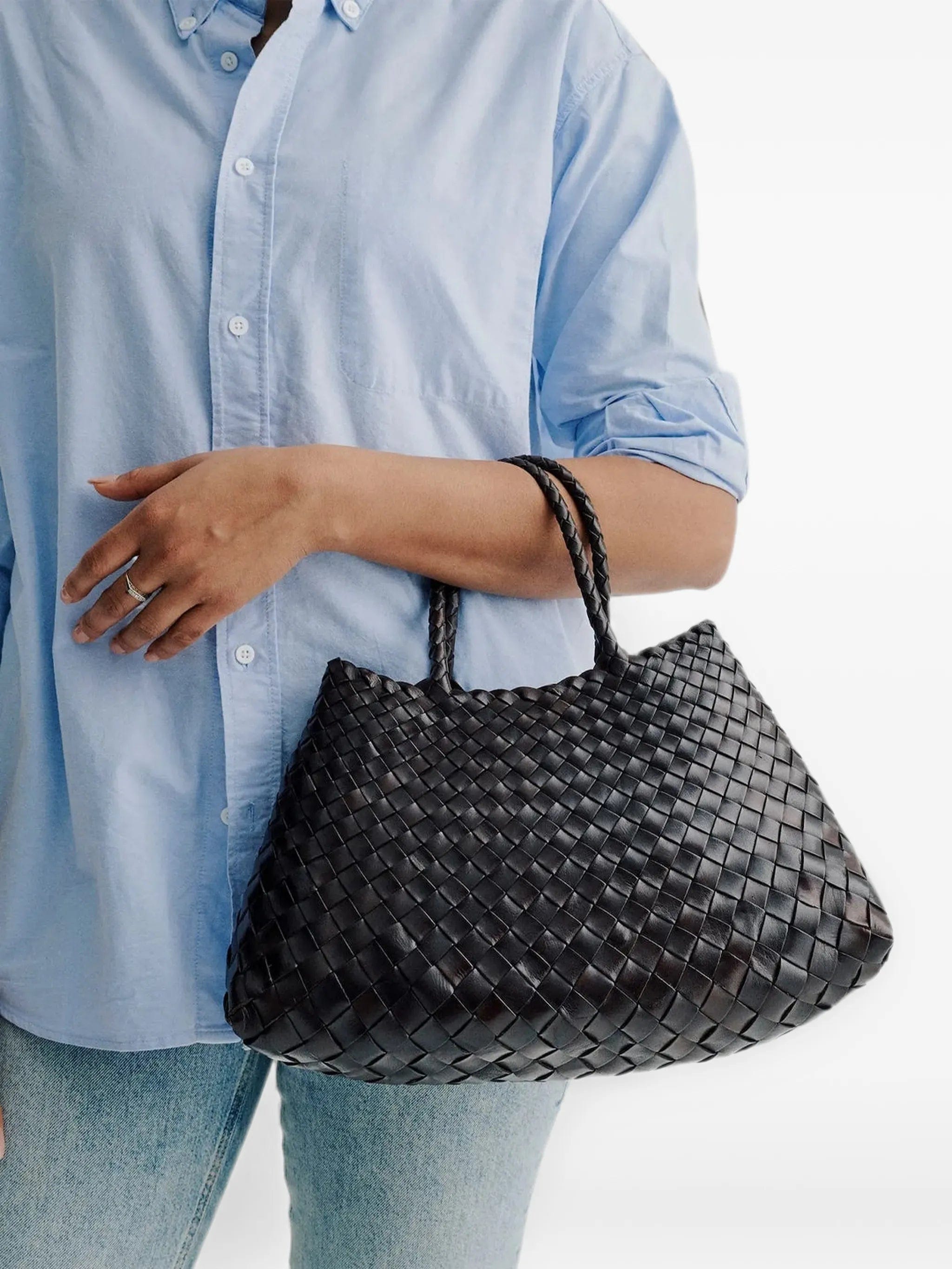 Dragon Diffusion Santa Croce woven tote bag
