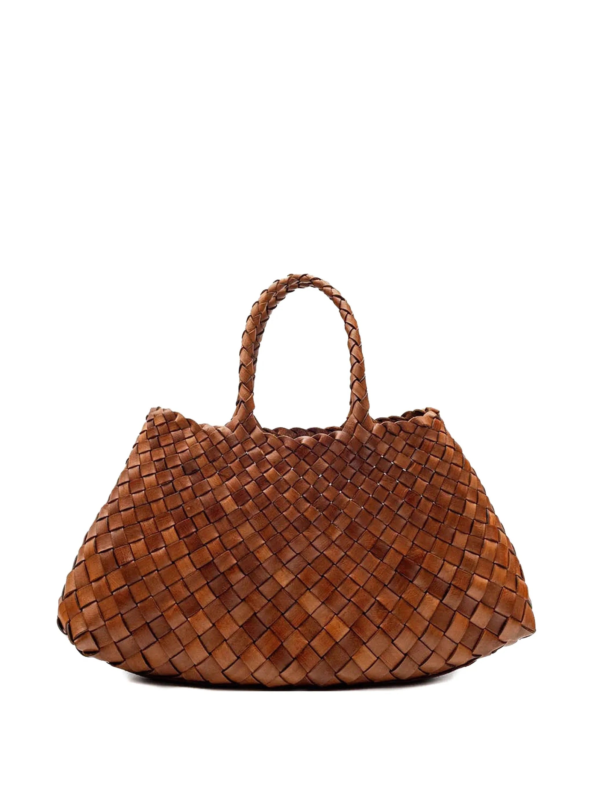 Dragon Diffusion woven leather tote bag