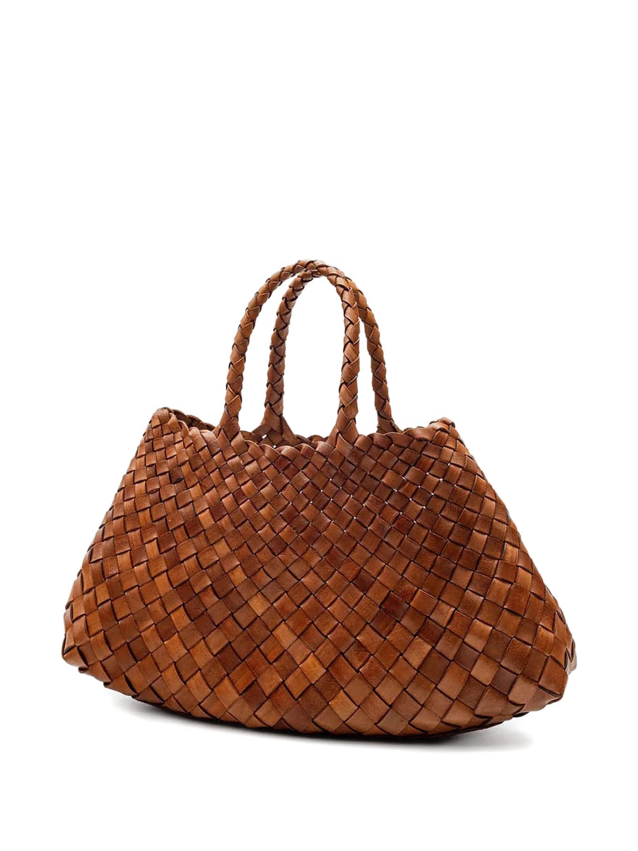 Dragon Diffusion woven leather tote bag