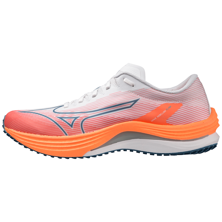 Mizuno Wave Rebellion Flash J1GC233501 Sneakers Men's White Running Shoes DWA306