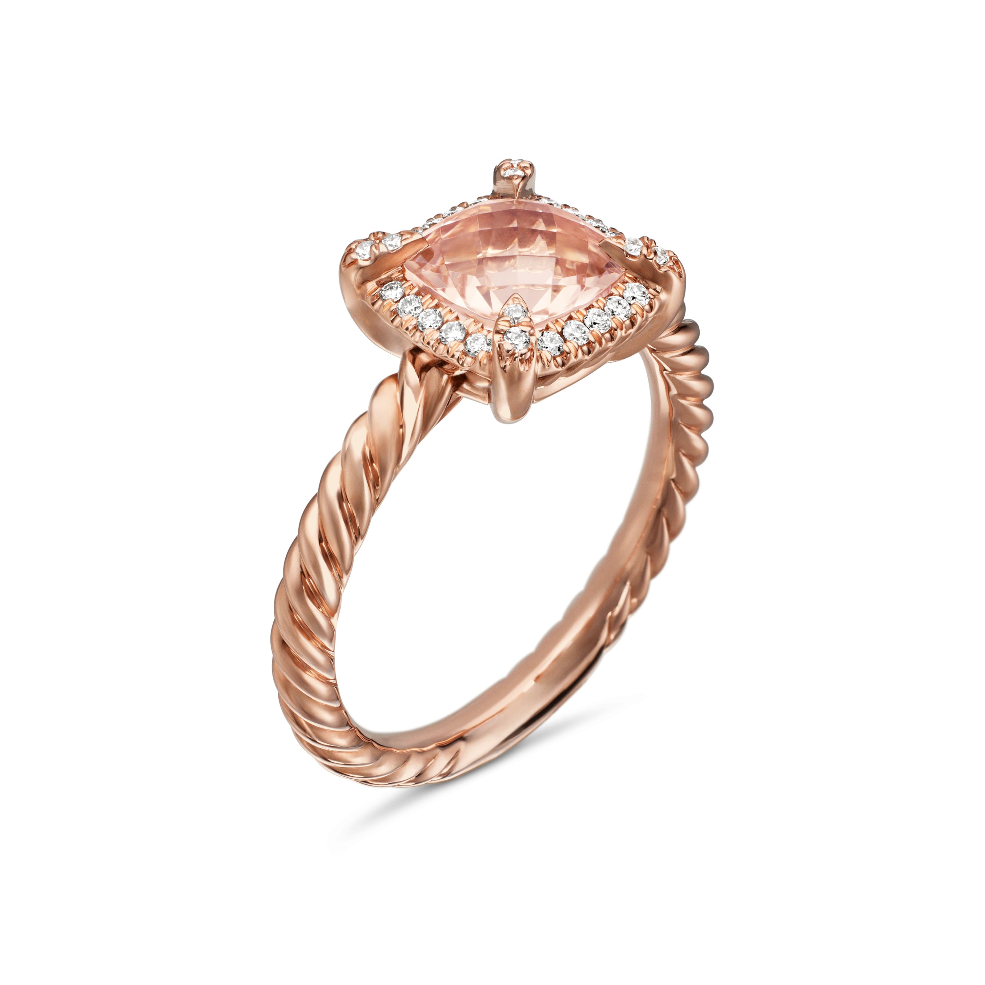 David Yurman Châtelaine® Collection Ring in 18K Rose Gold