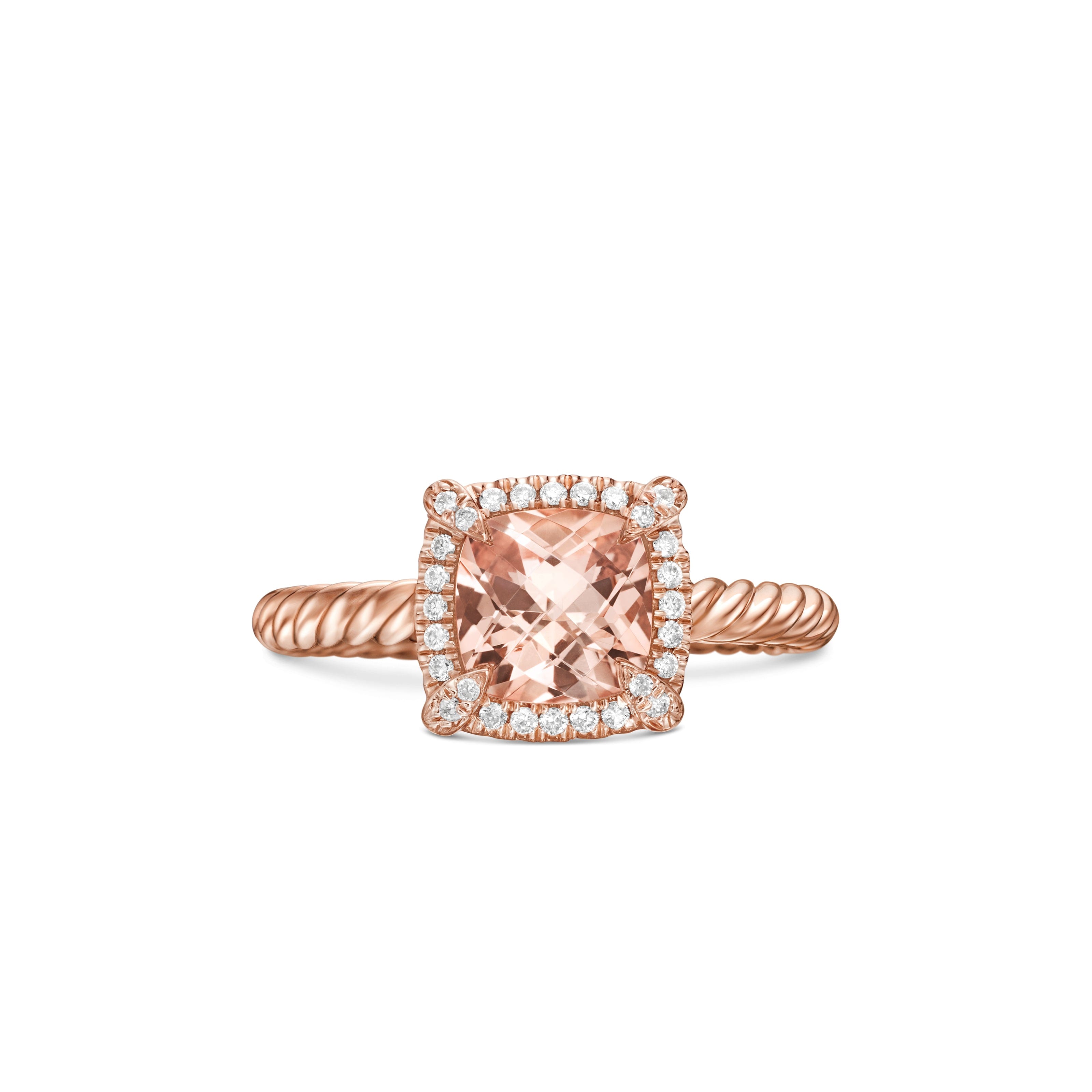 David Yurman Châtelaine® Collection Ring in 18K Rose Gold