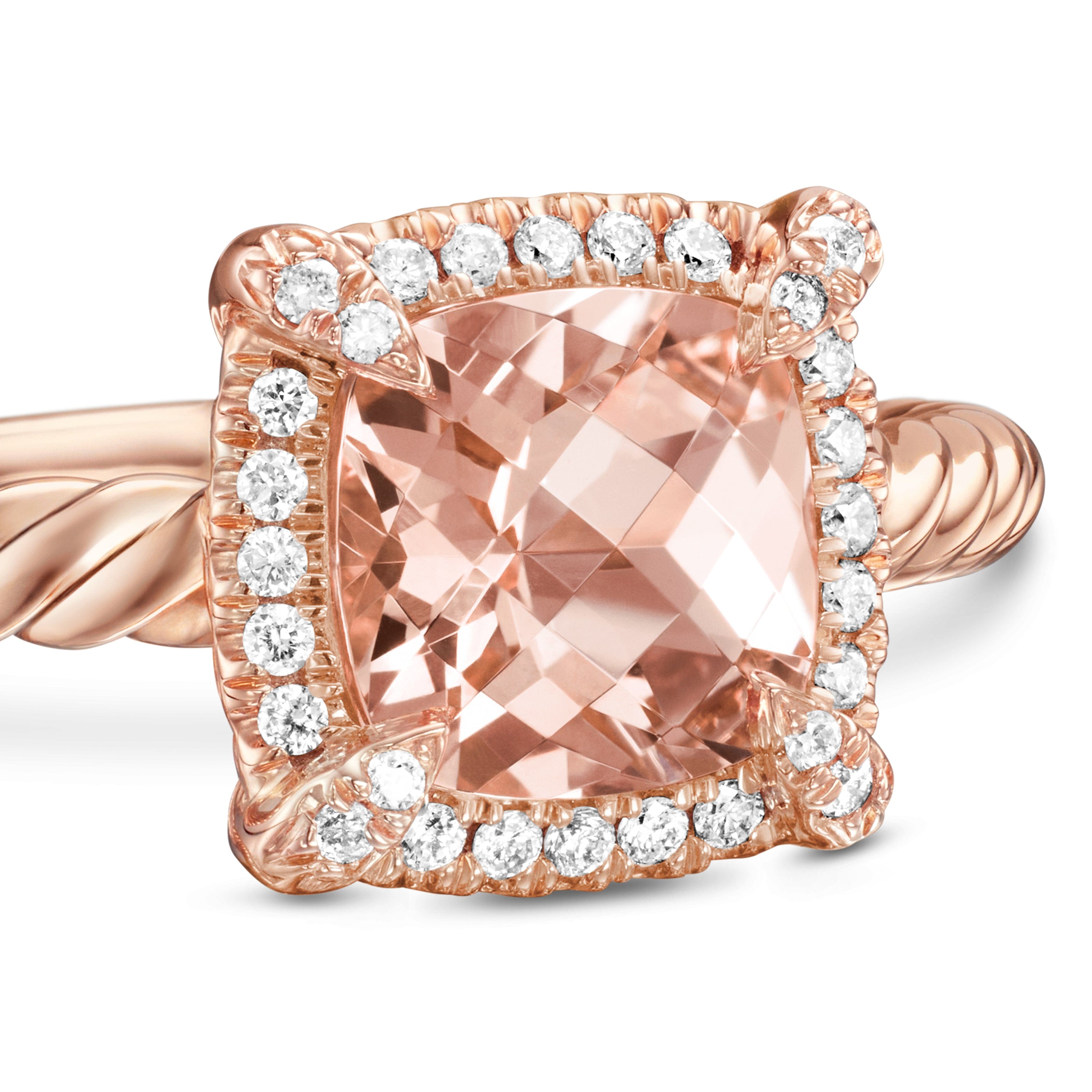 David Yurman Châtelaine® Collection Ring in 18K Rose Gold