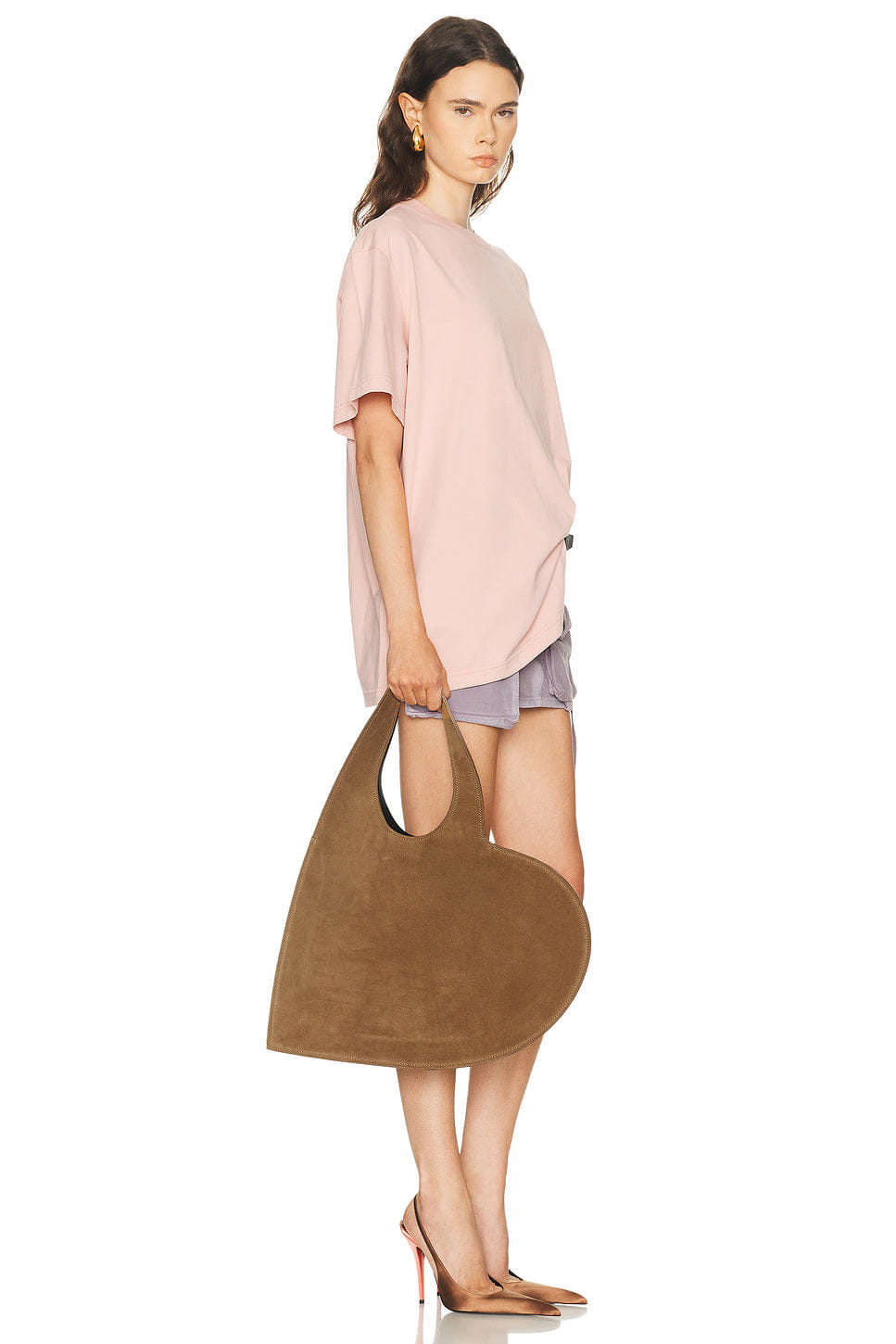 Coperni Double Heart Tote Bag