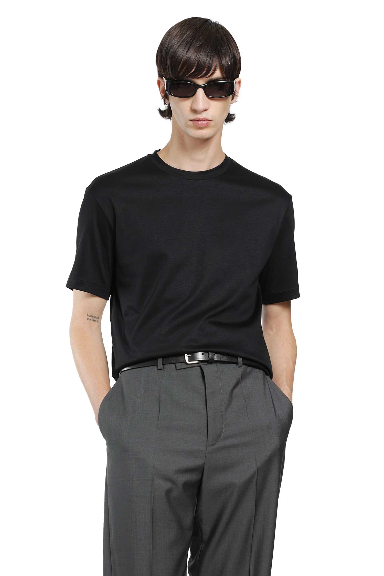 Giorgio Armani Cotton Jersey Short Sleeve T - Shirt