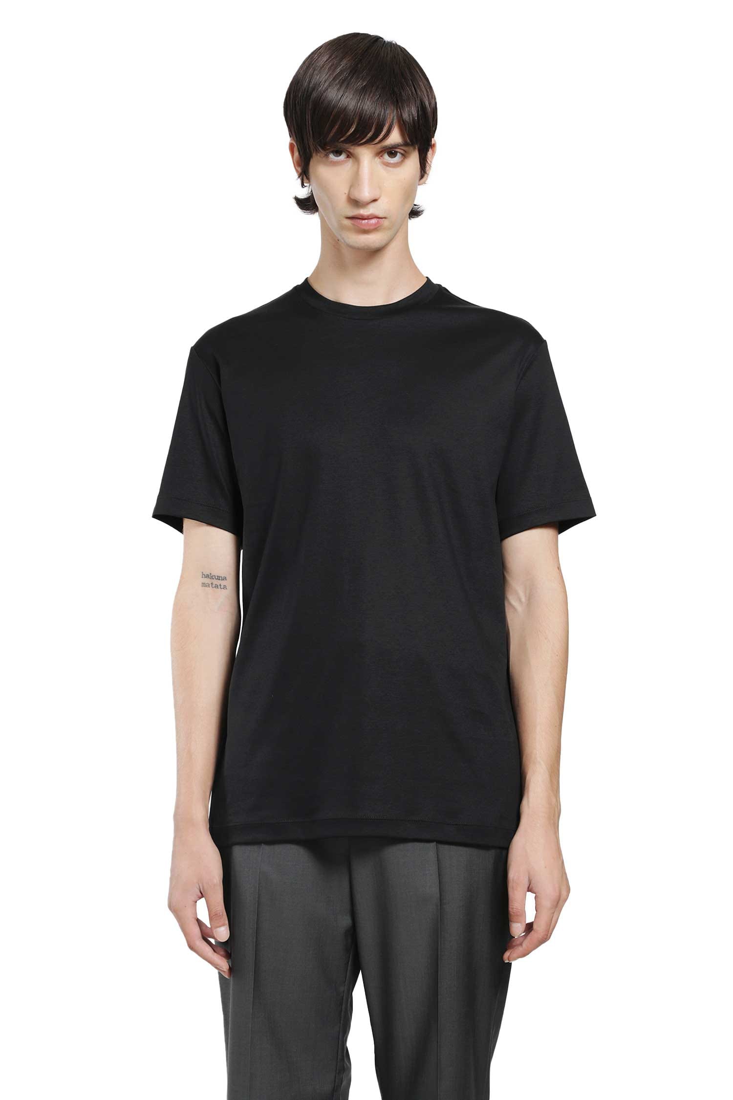 Giorgio Armani Cotton Jersey Short Sleeve T - Shirt