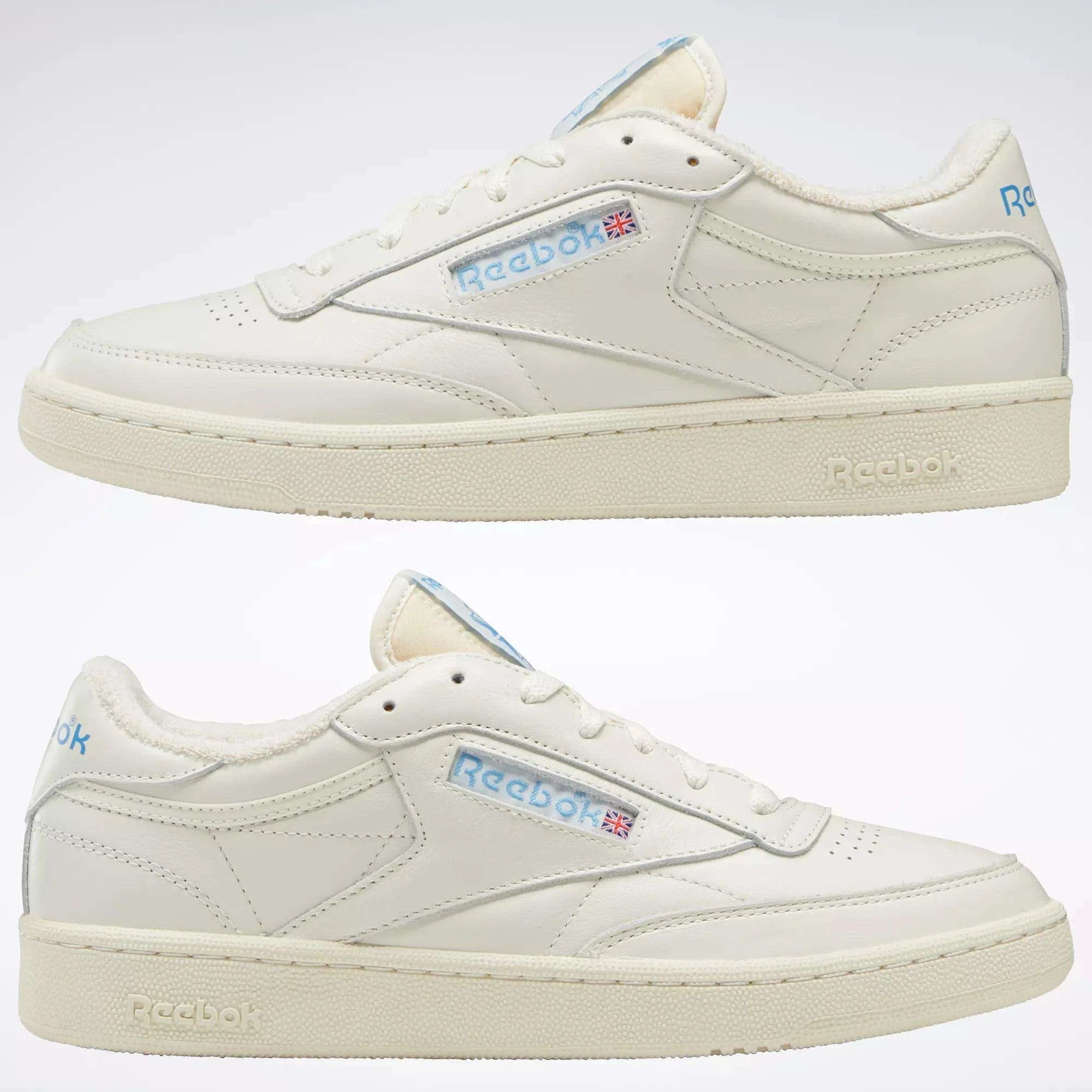 Reebok Club C 85 Vintage Shoes Chalk/Alabaster/Essential Blue Style: 100007794